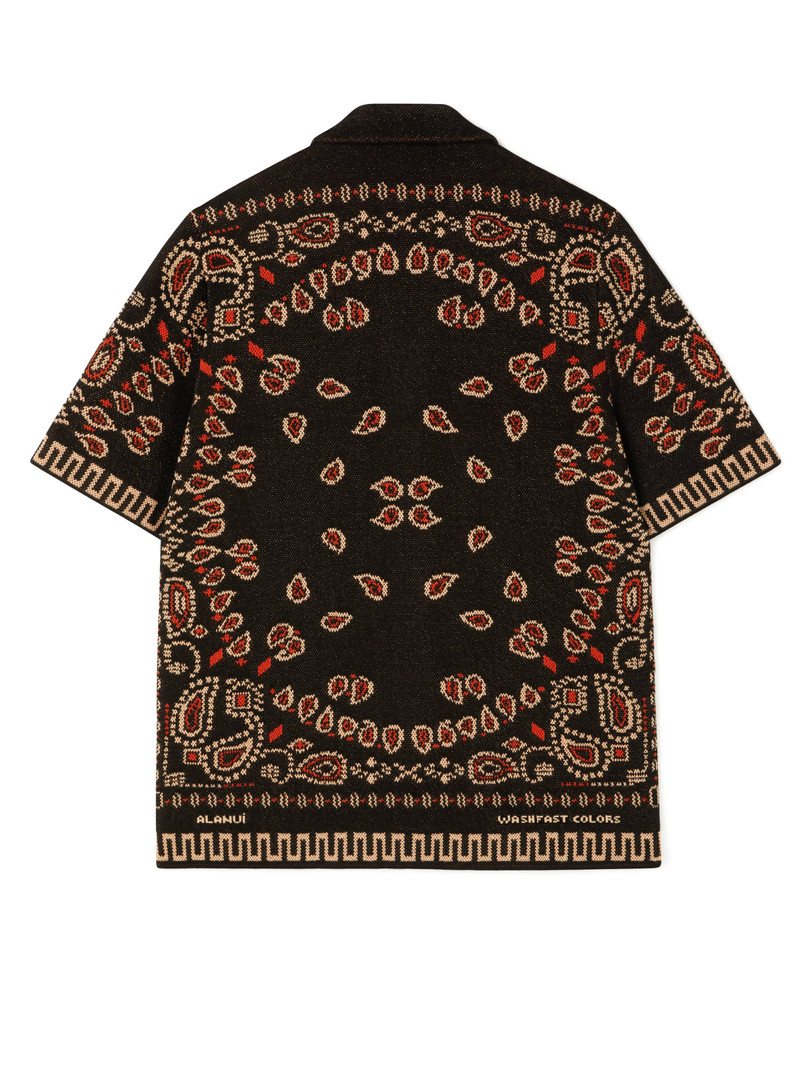 Cotton Piquet Bandana Shirt 3