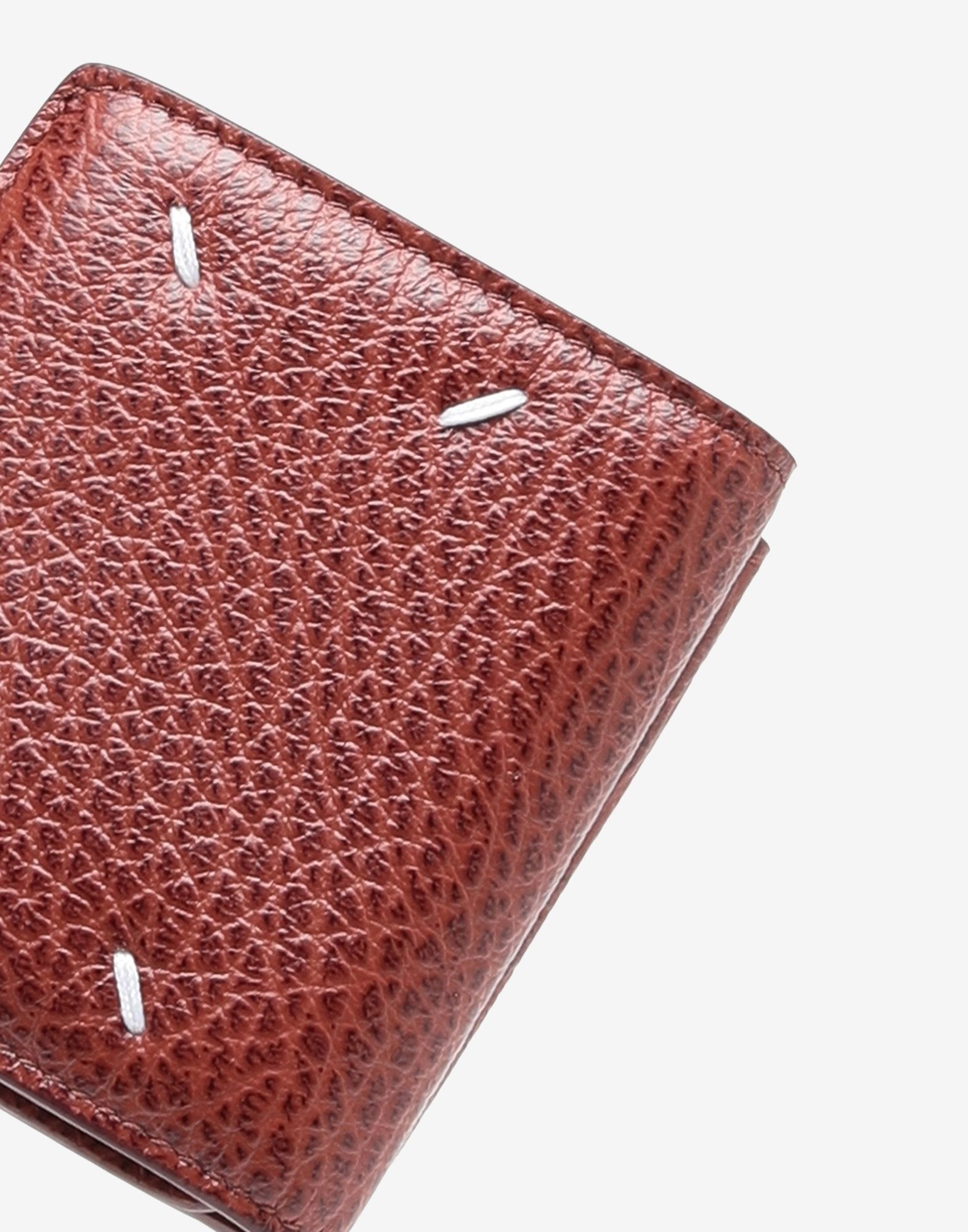 Tri-fold leather wallet - 4