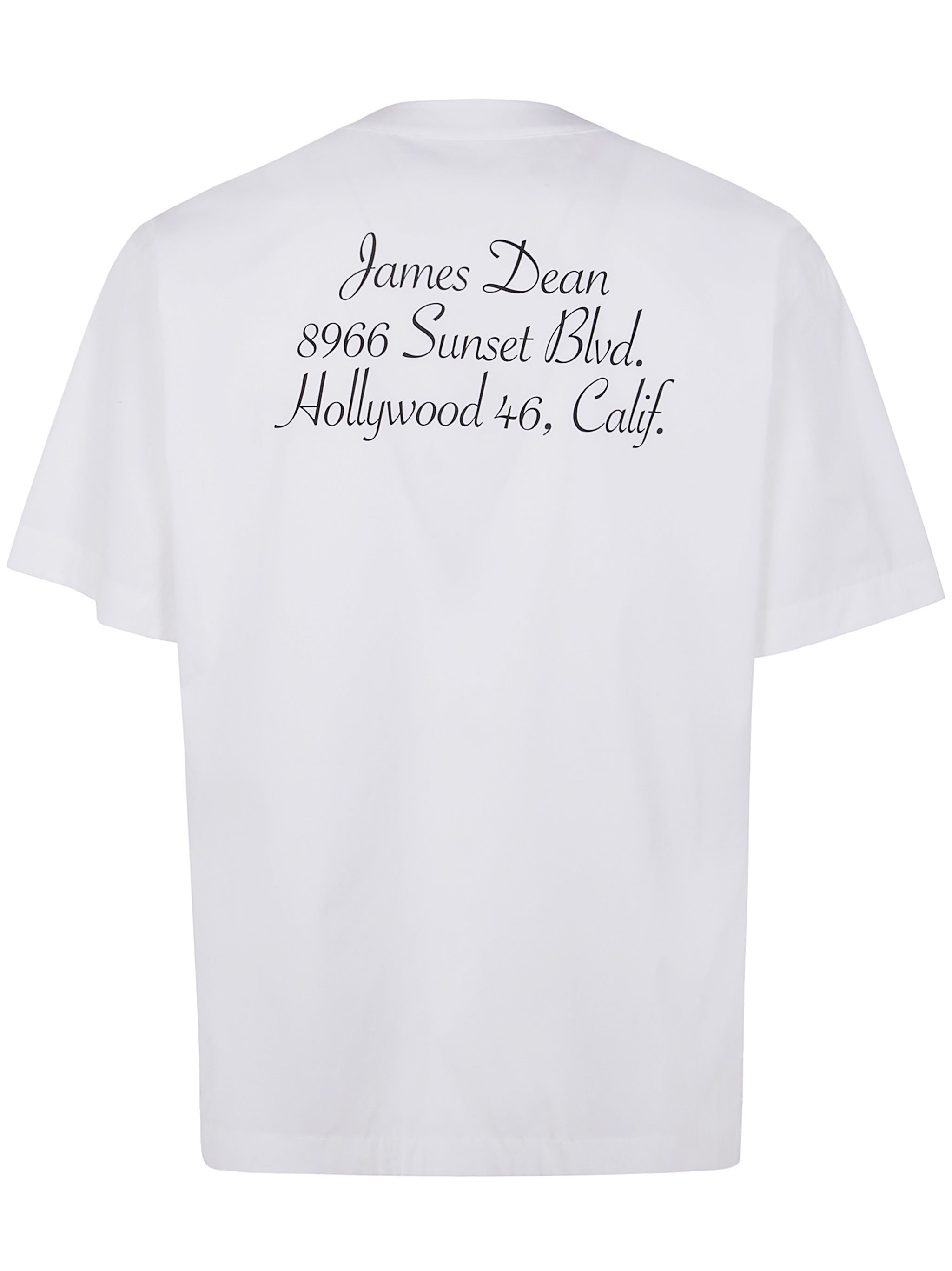 Sacai Men James Dean Cotton Popelin T-Shirt - 2