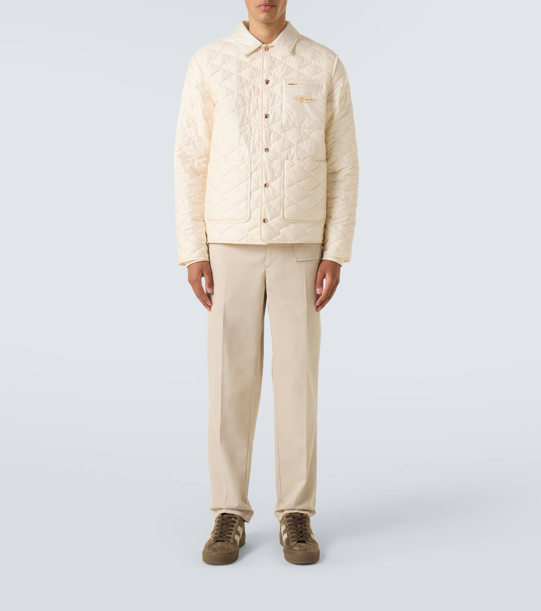 Pleated gabardine chinos - 2