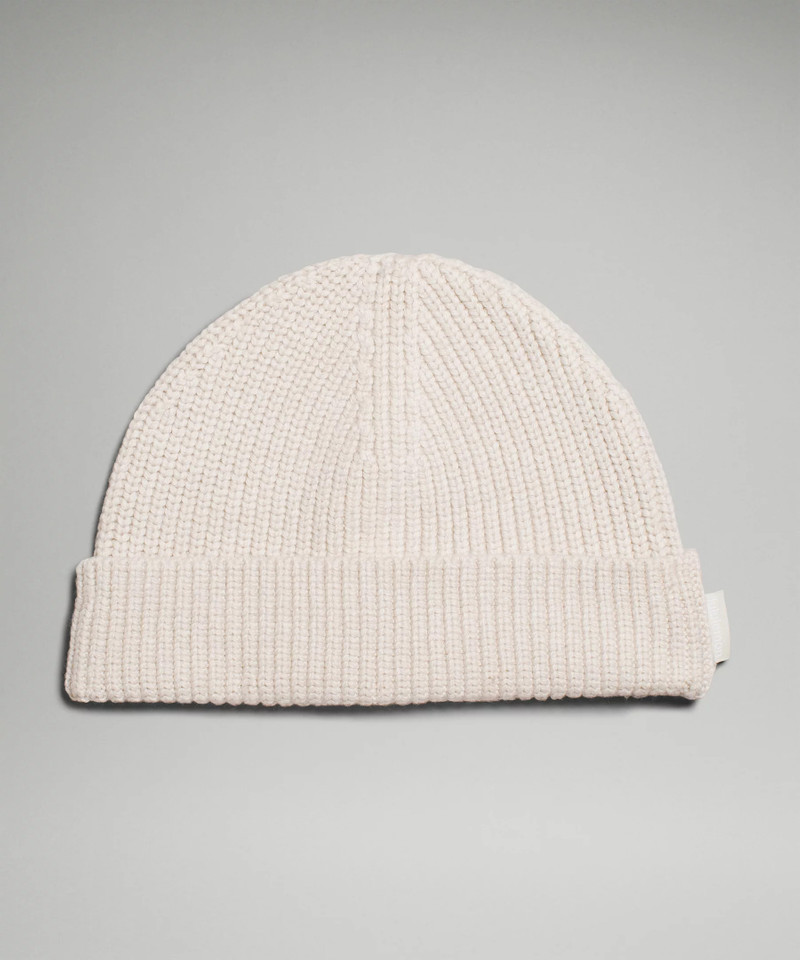 Close-Fit Wool-Blend Ribbed Knit Beanie 1