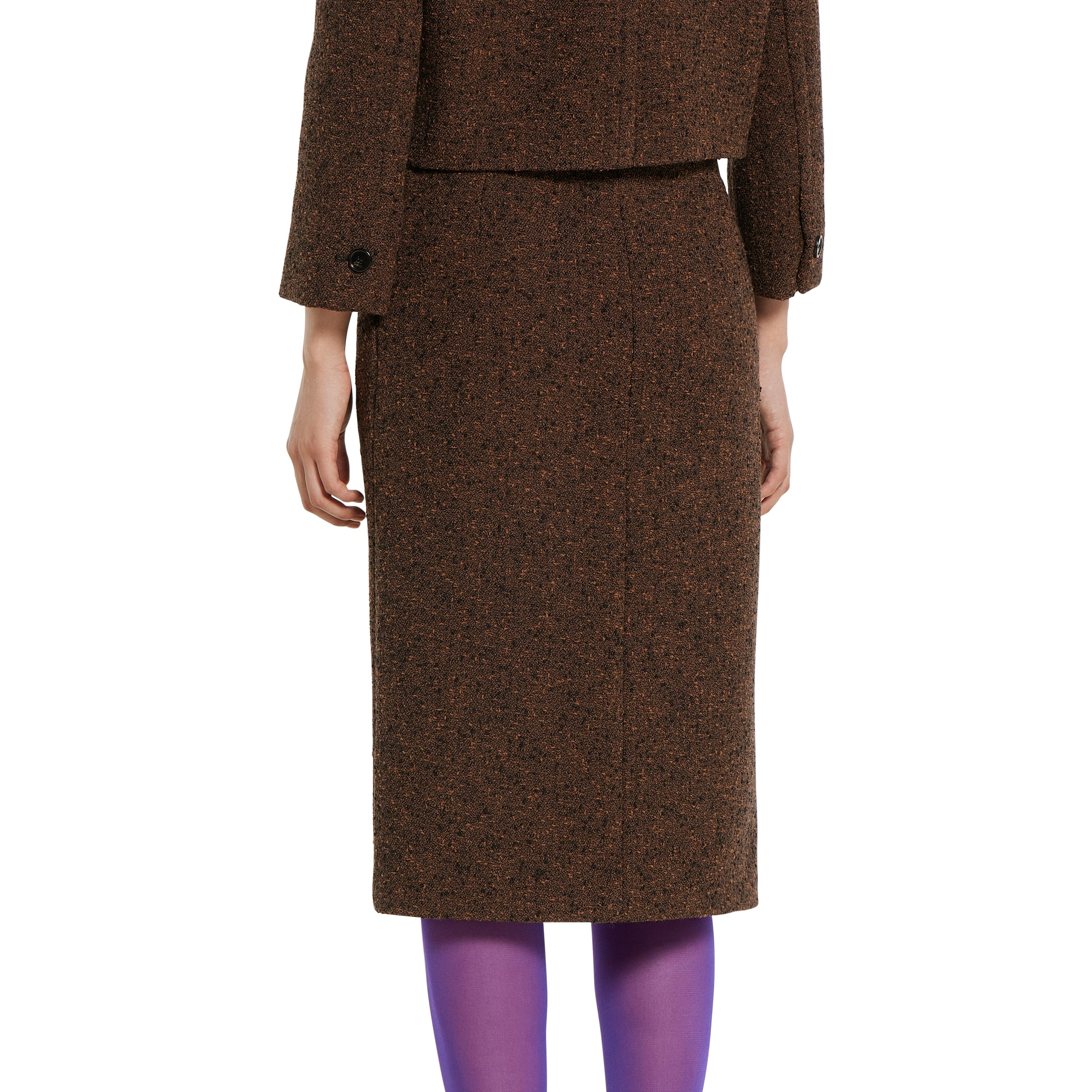 Seeded wool skirt - 4