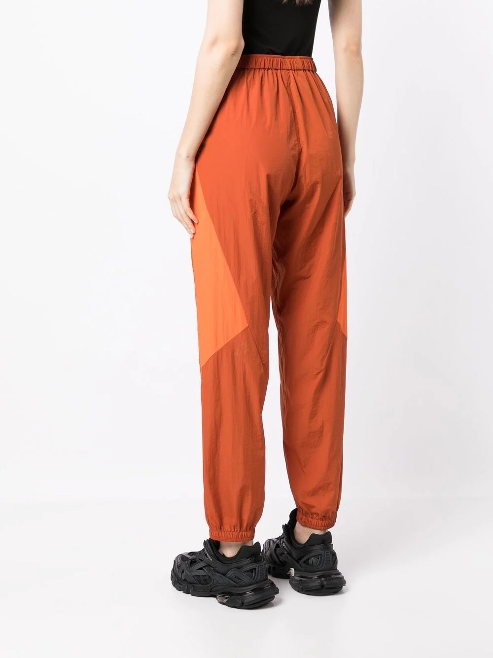 contrasting-panel tracksuit bottom - 4