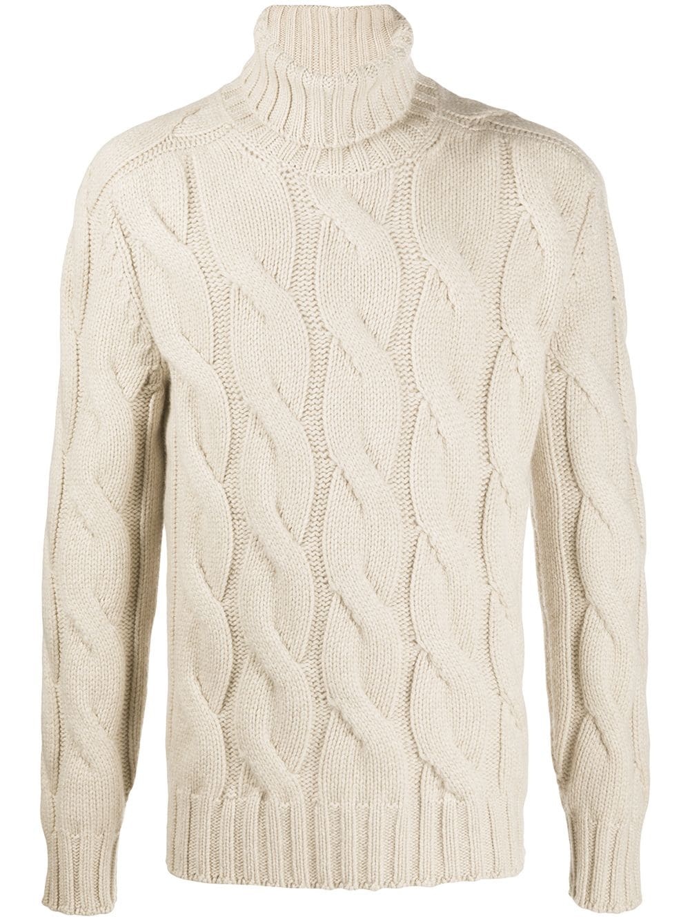 cable knit jumper - 1