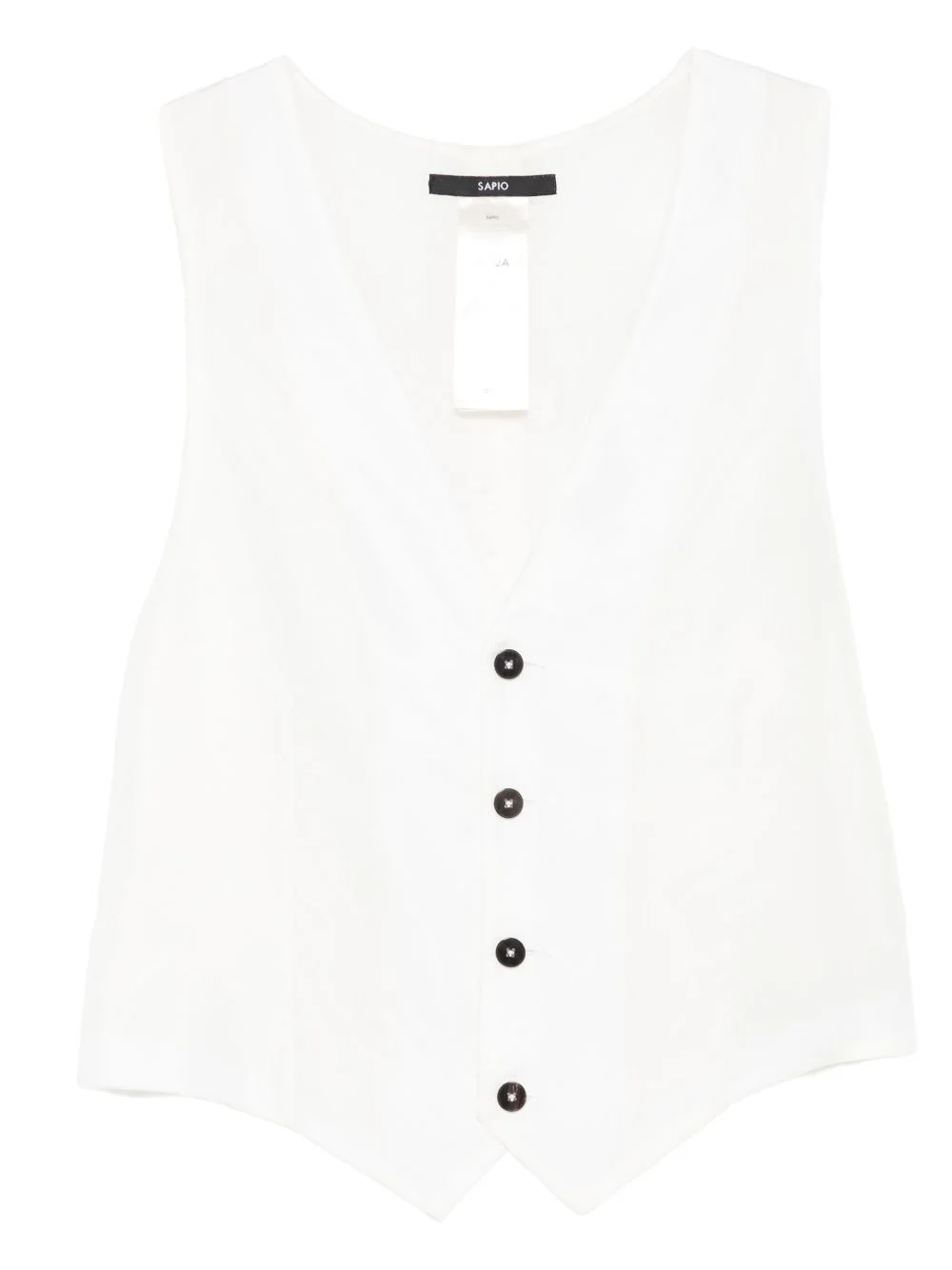 button-fastening waistcoat - 1