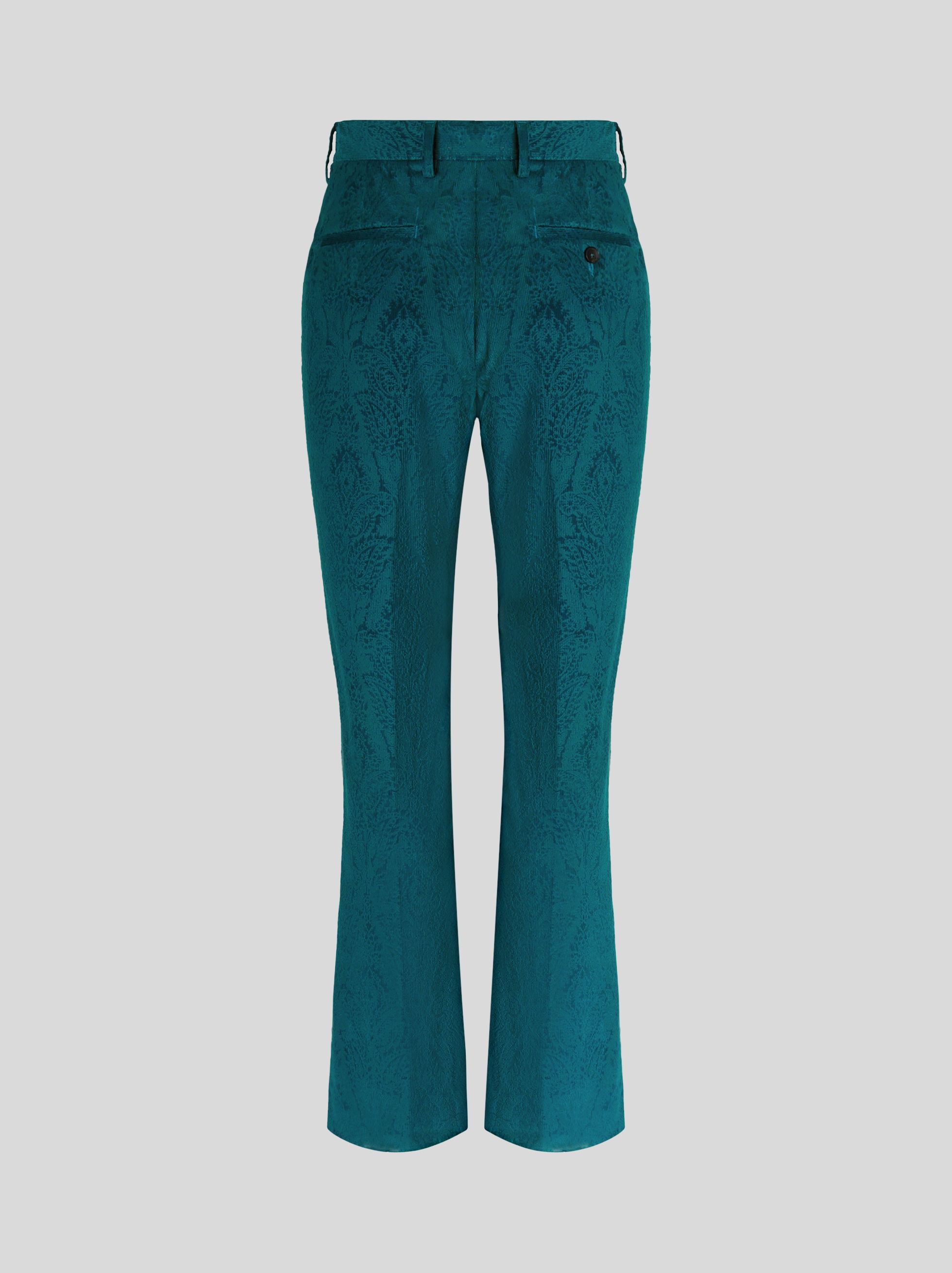 PAISLEY VELVET TROUSERS - 5