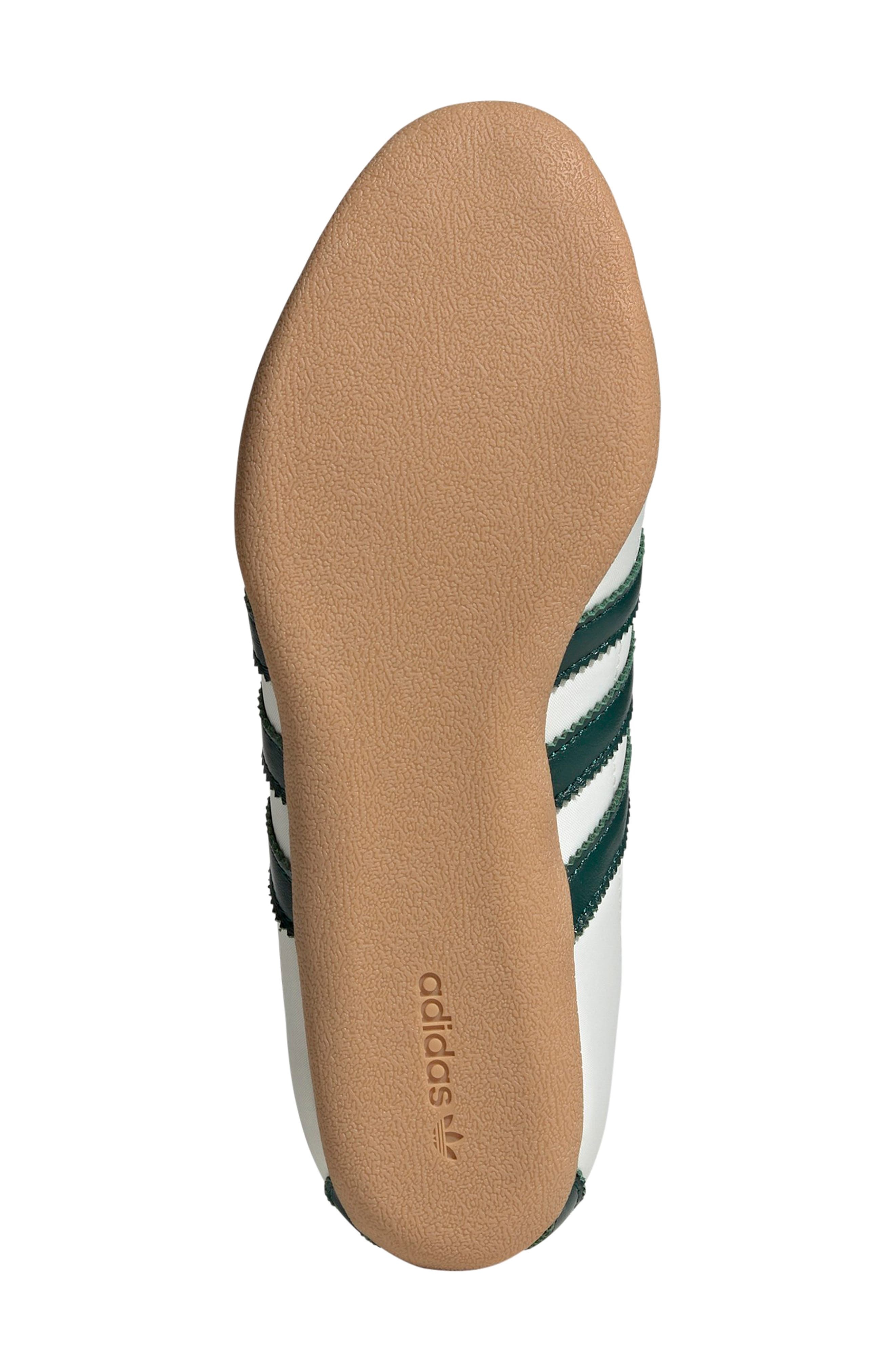 adidas Tokyo Low Top Suede Sneaker in Off White/Green/Gold at Nordstrom - 5