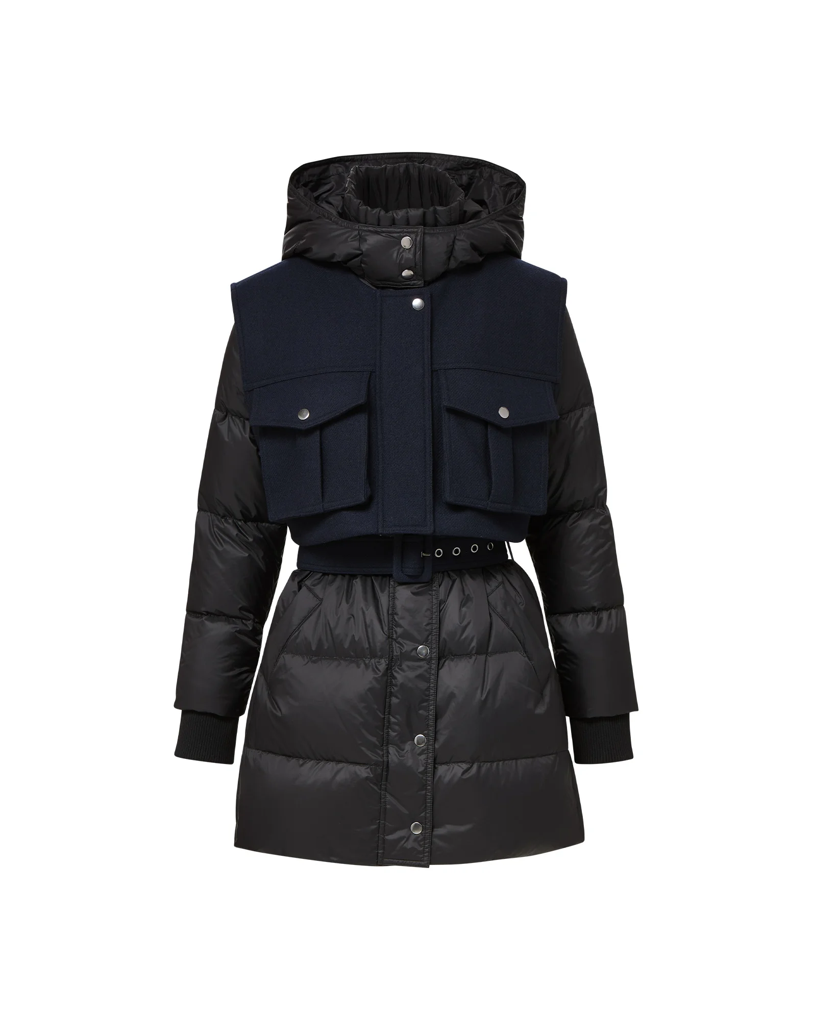 JARVIS LAYERED PUFFER COAT - 1