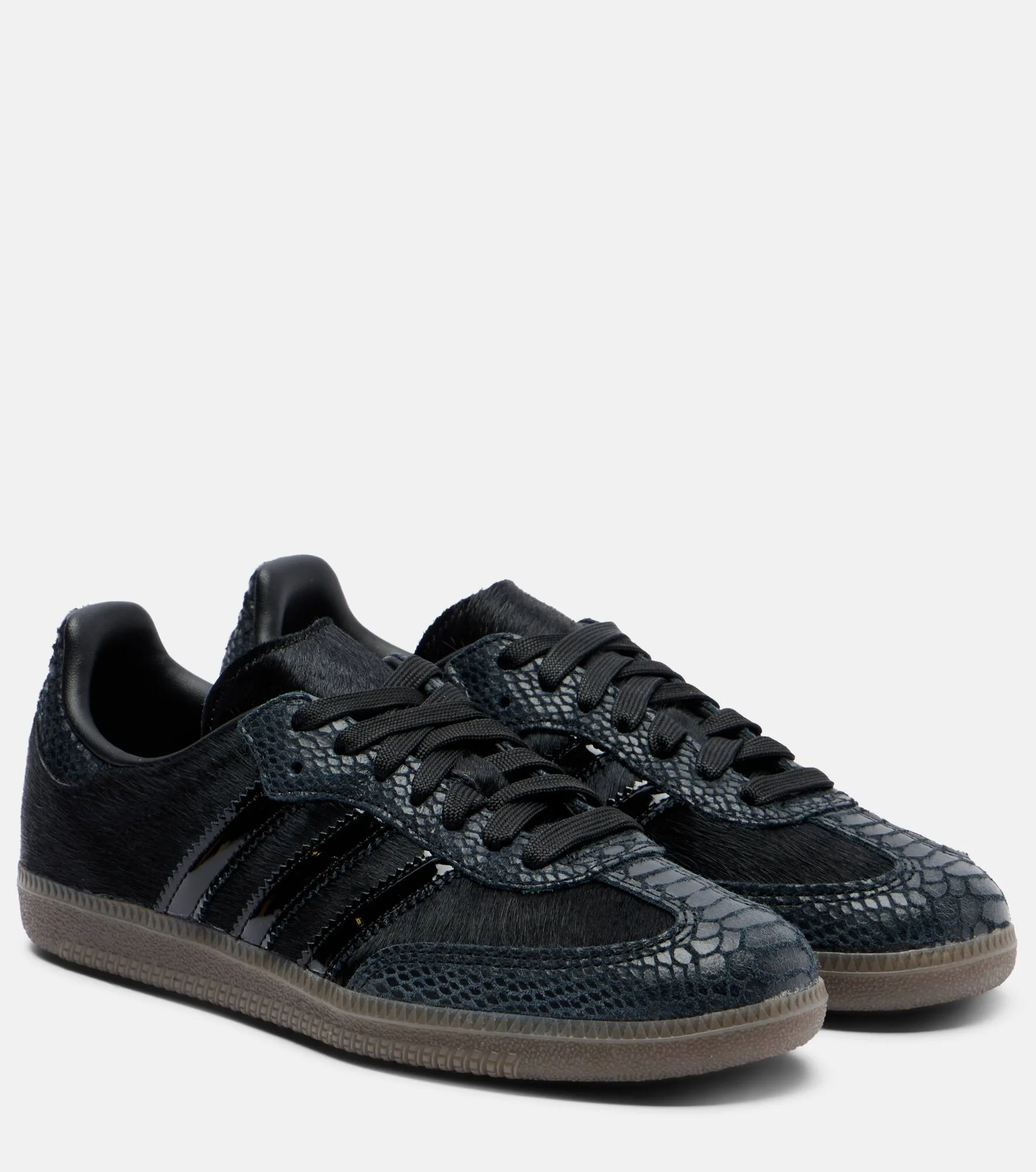 Samba OG calf hair and leather sneakers - 1