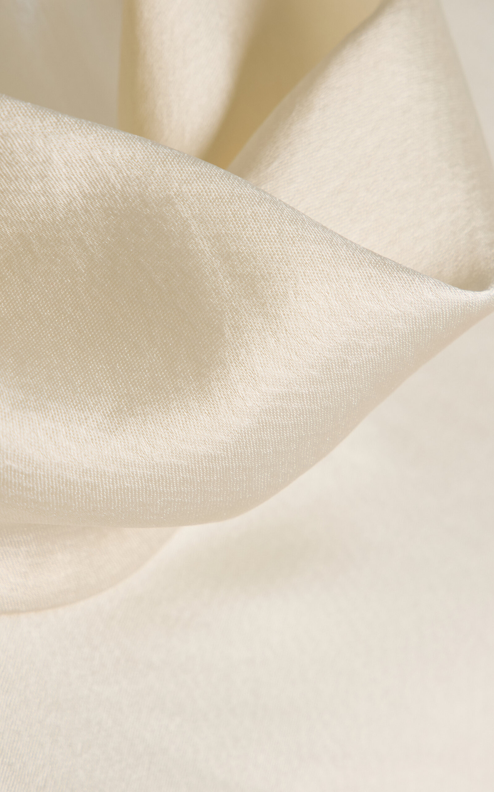 Barb Cowl-Neck Satin Top white - 5