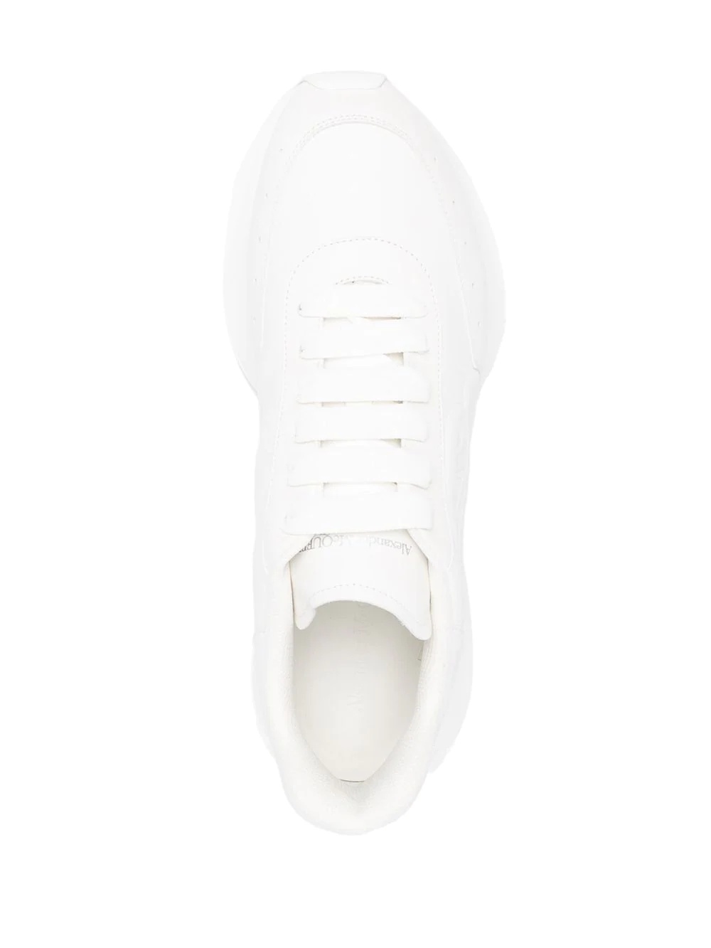 leather low-top sneakers - 4