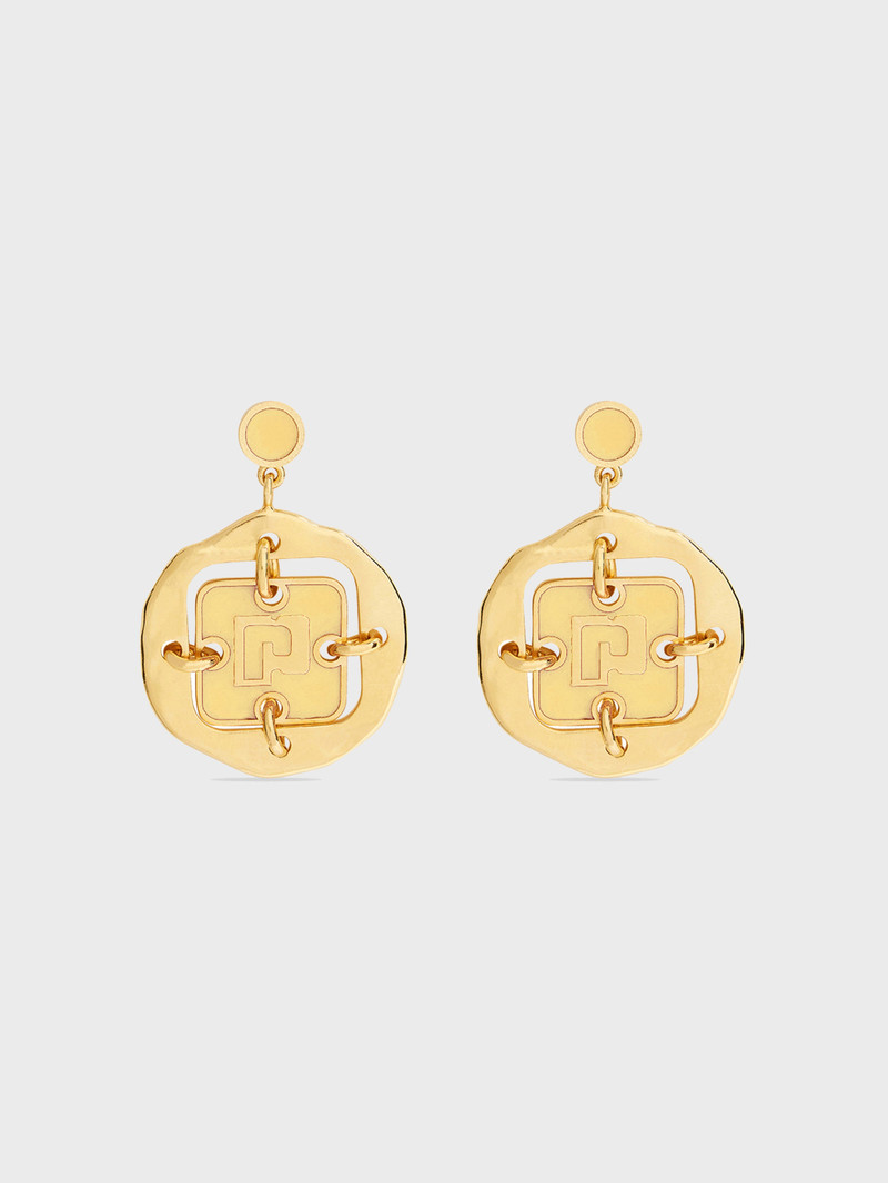 GOLD STUD EARRINGS - 1
