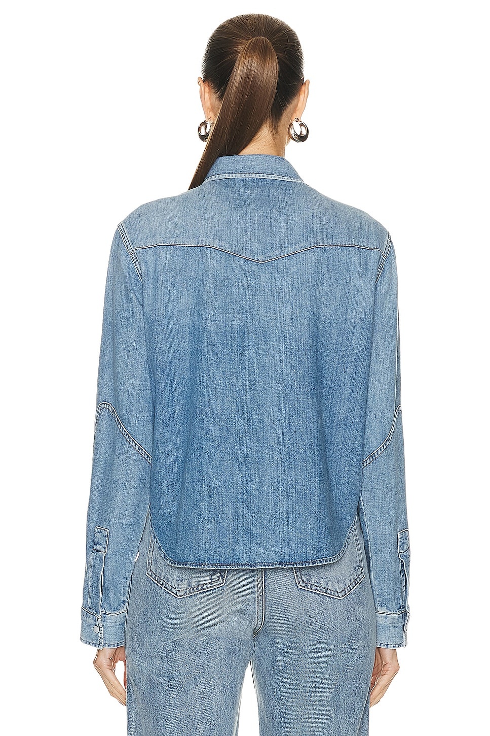 Cropped Western Shirt - 3