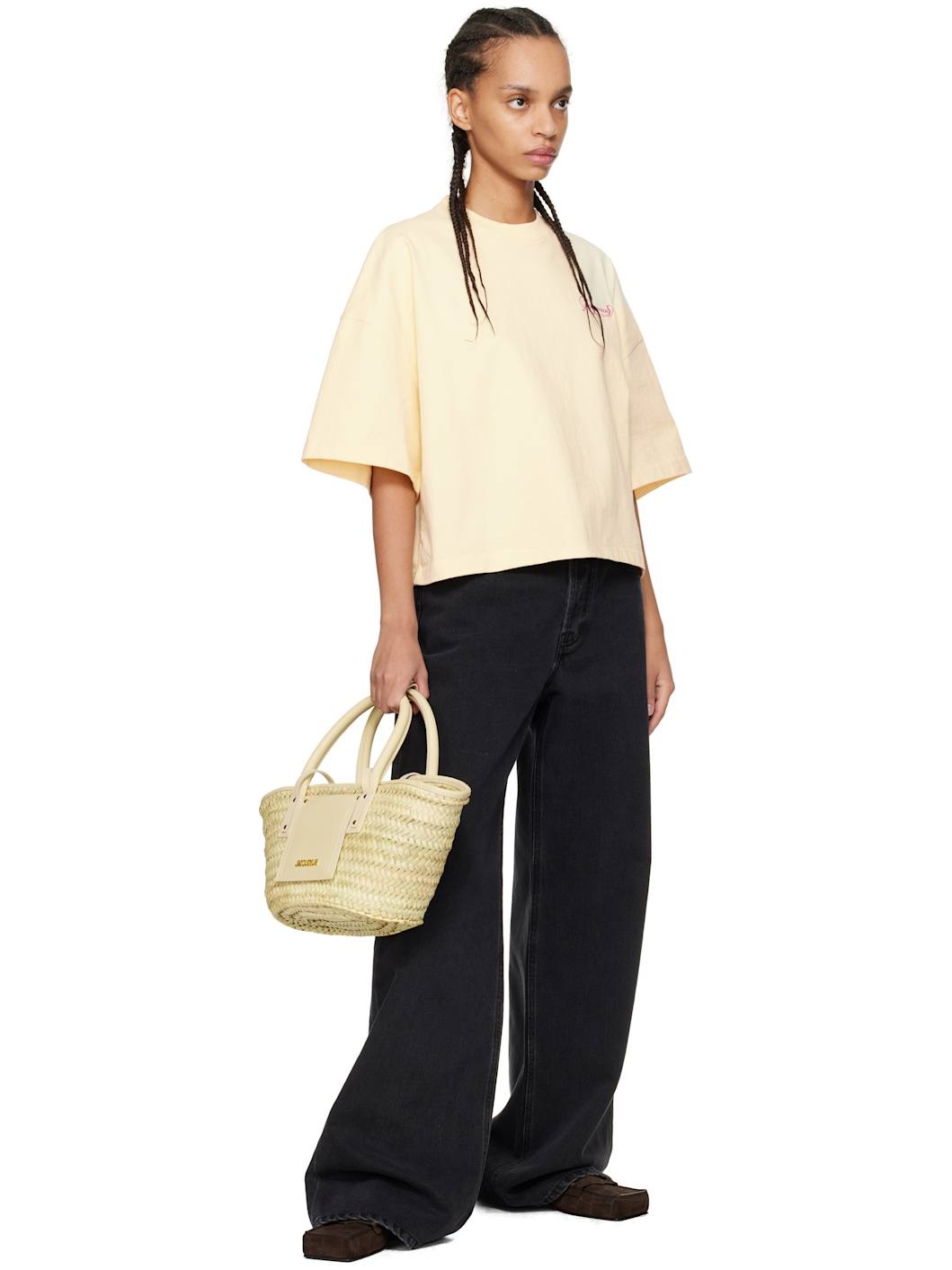 Beige Les Classiques 'The small Soli basket' Tote - 4