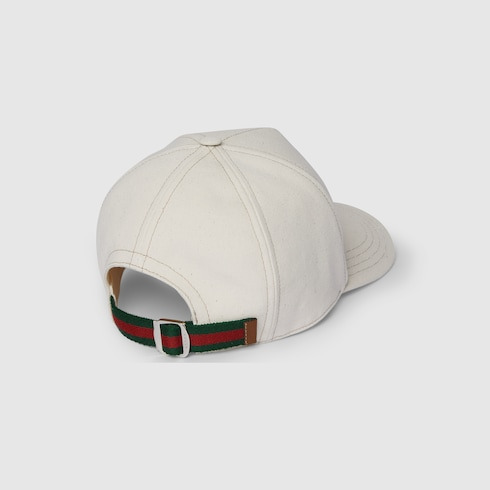 Printed cotton canvas baseball hat - 4
