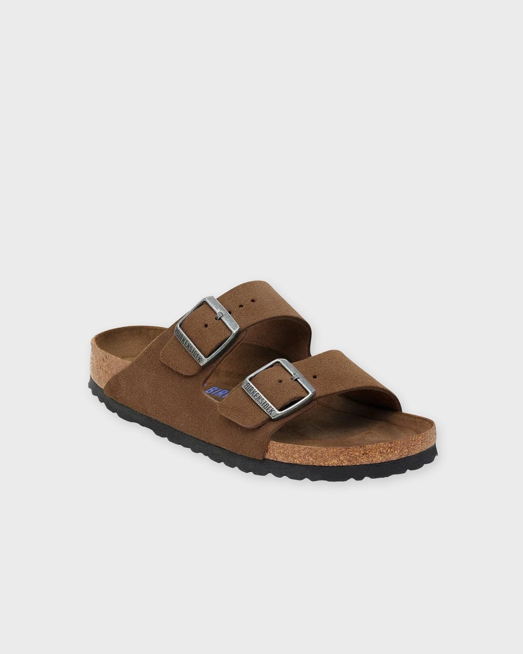 Sandals Arizona Soft Footbed Suede Leather Ljusbrun - 5