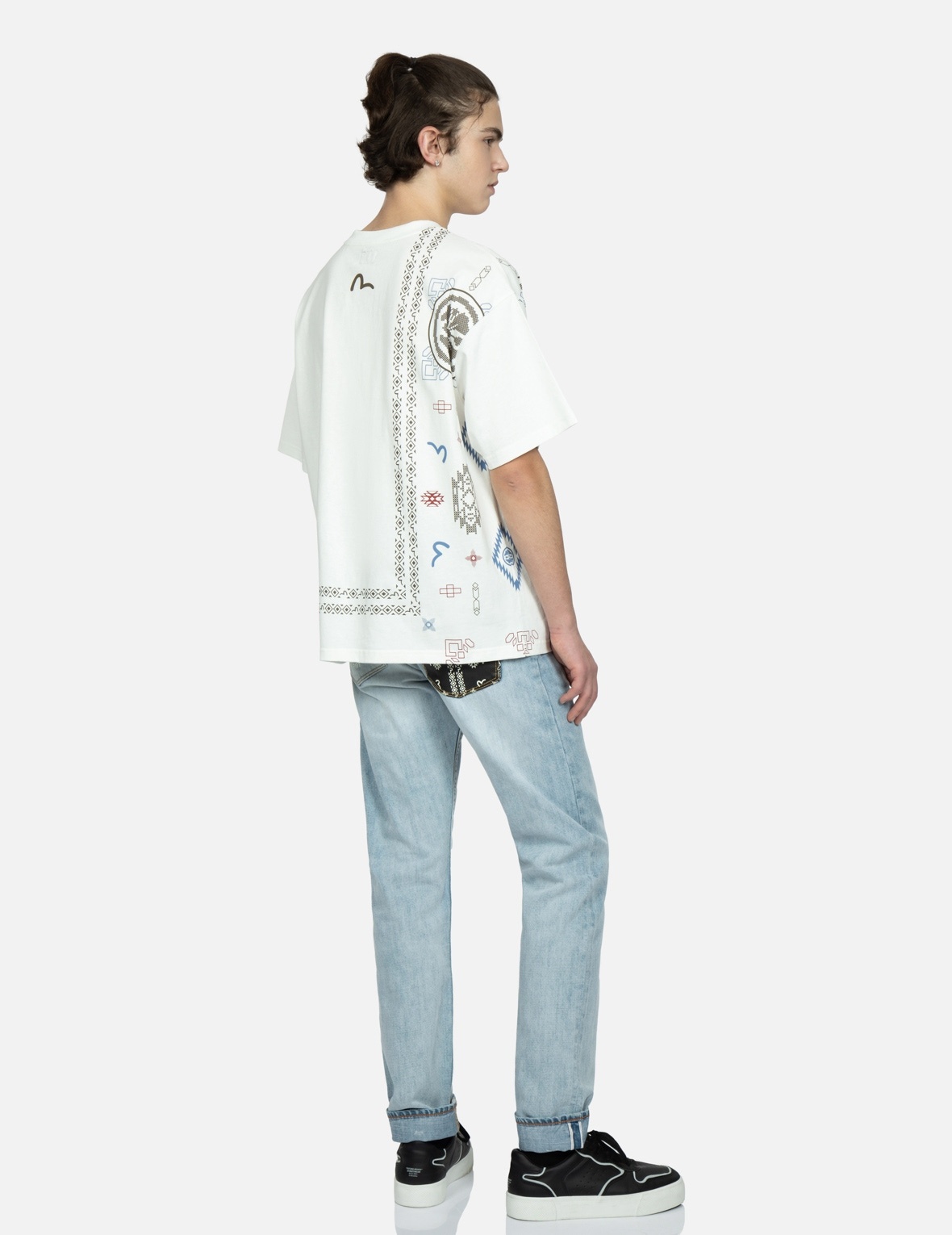 NOMADIC BANDANA-PATTERN PRINT CARROT-FIT JEANS #2017 - 3