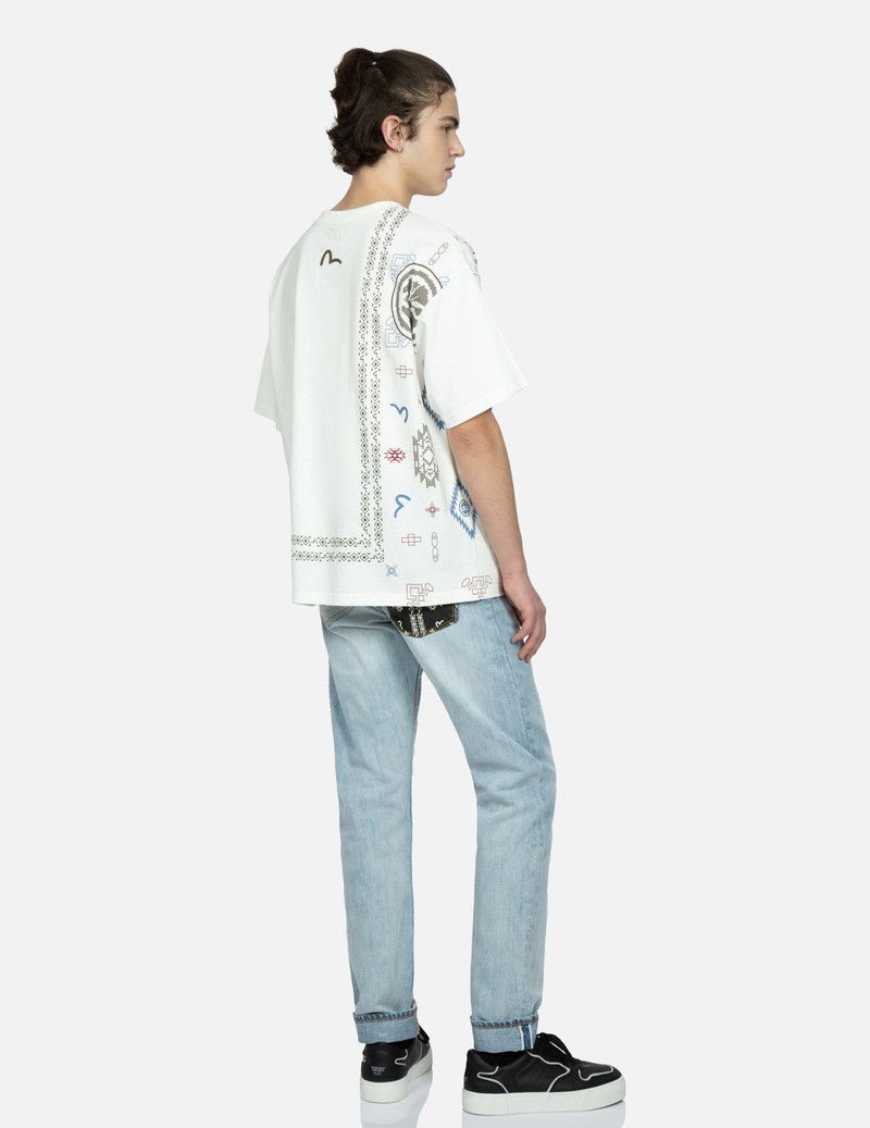 NOMADIC BANDANA-PATTERN PRINT CARROT-FIT JEANS #2017 3