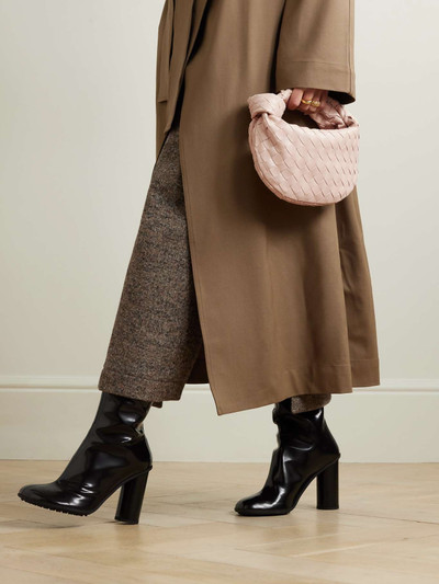 Bottega Veneta Jodie mini knotted intrecciato leather tote outlook