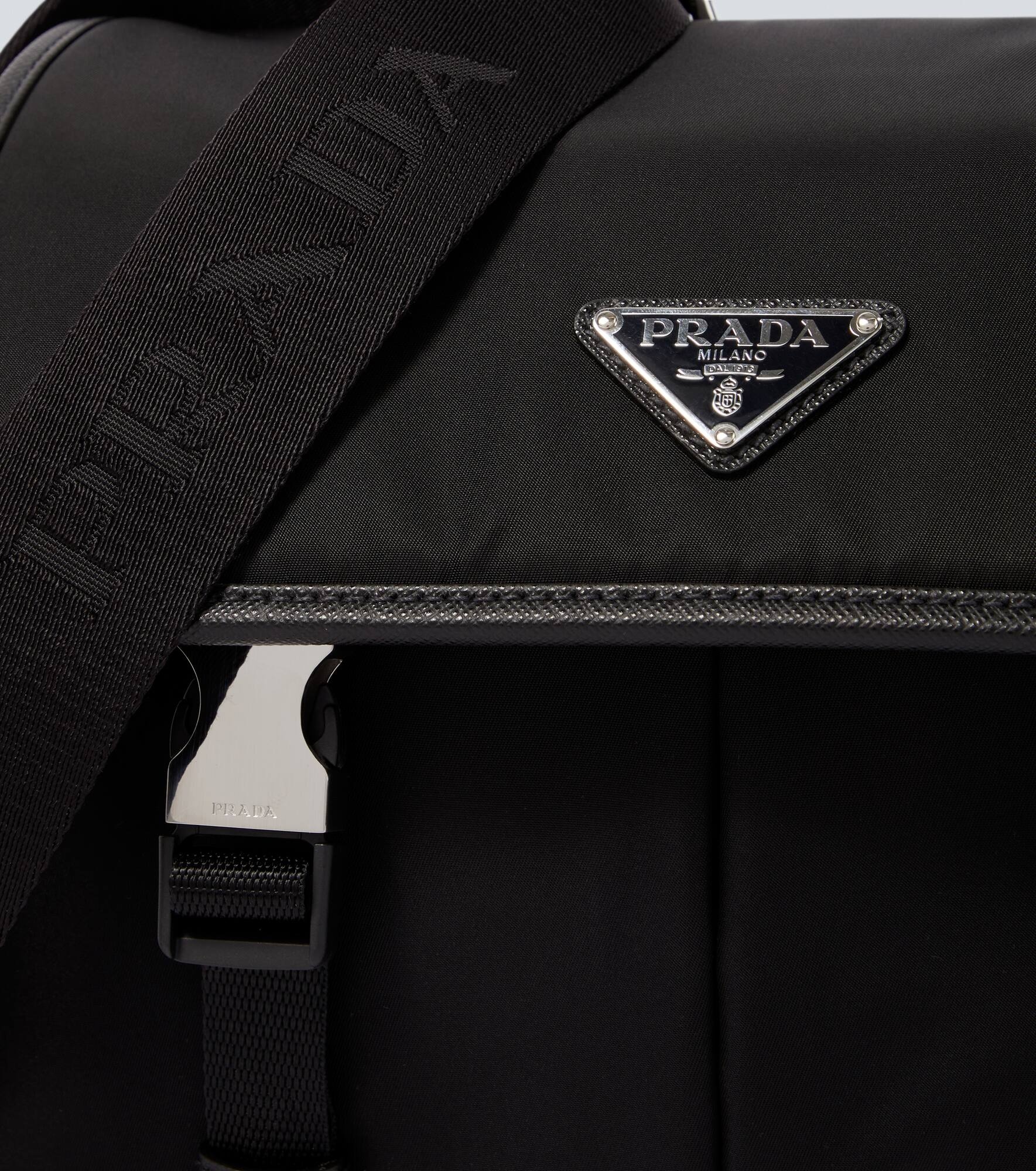 Re-Nylon leather-trimmed shoulder bag - 6