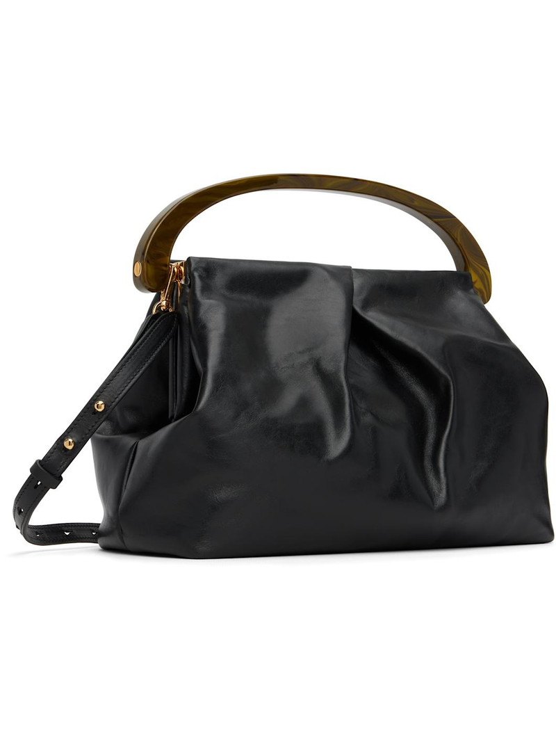 Dries Van Noten Black Large Top Handle Bag outlook
