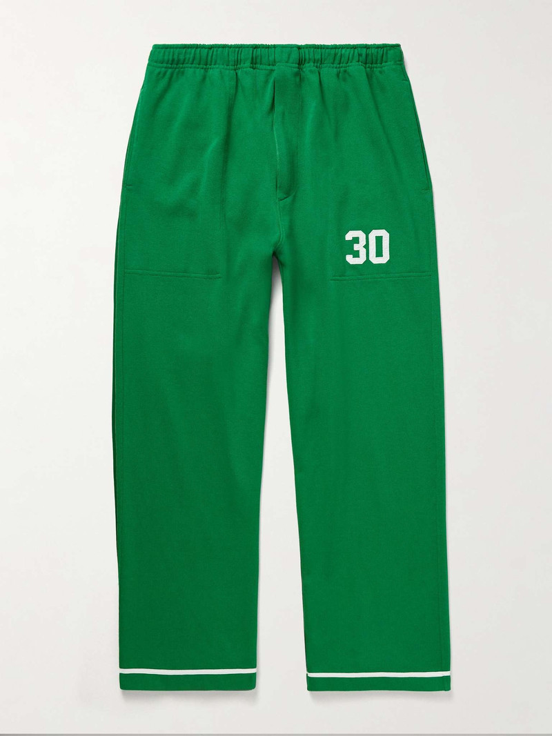 Sophomore Straight-Leg Appliquéd Cotton and Lyocell-Blend Jersey Sweatpants - 1