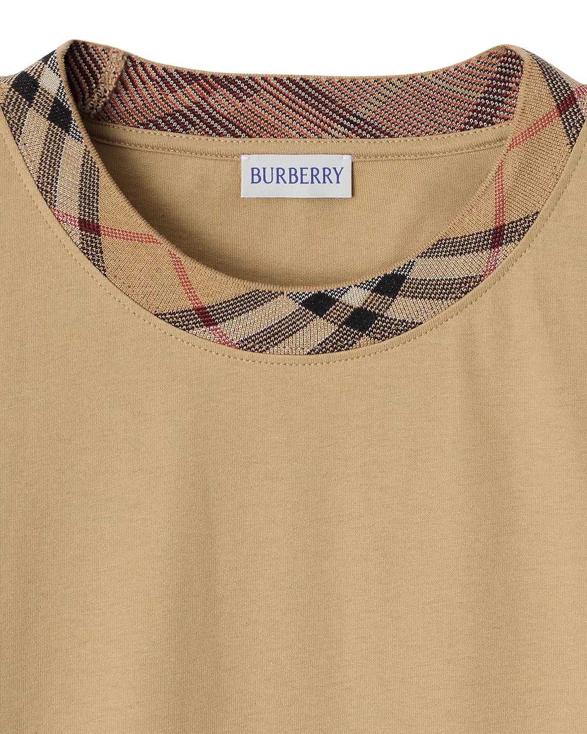 Ryan Relaxed Fit Check Crewneck Tee - 4