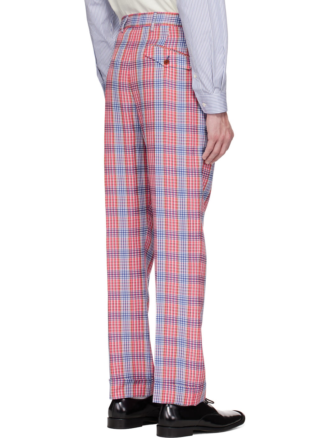 Red & Blue Doc Trousers - 3