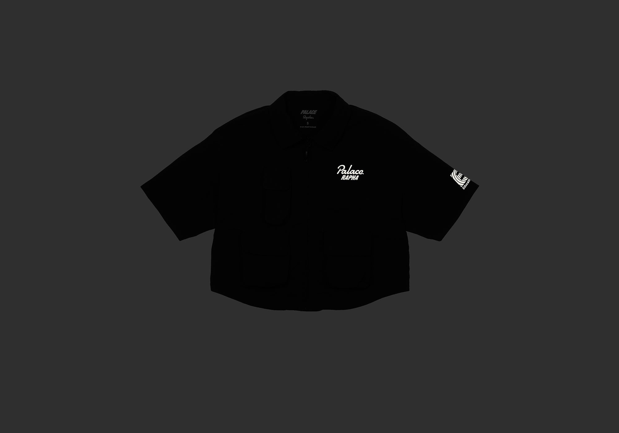 PALACE RAPHA EF EDUCATION FIRST WOMEN'S TECHNICAL SHIRT BLACK - 2