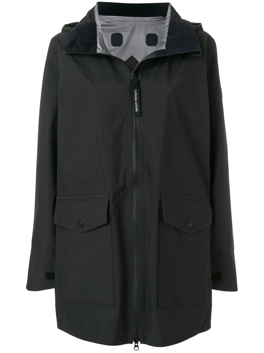 Wolfville hooded raincoat - 1