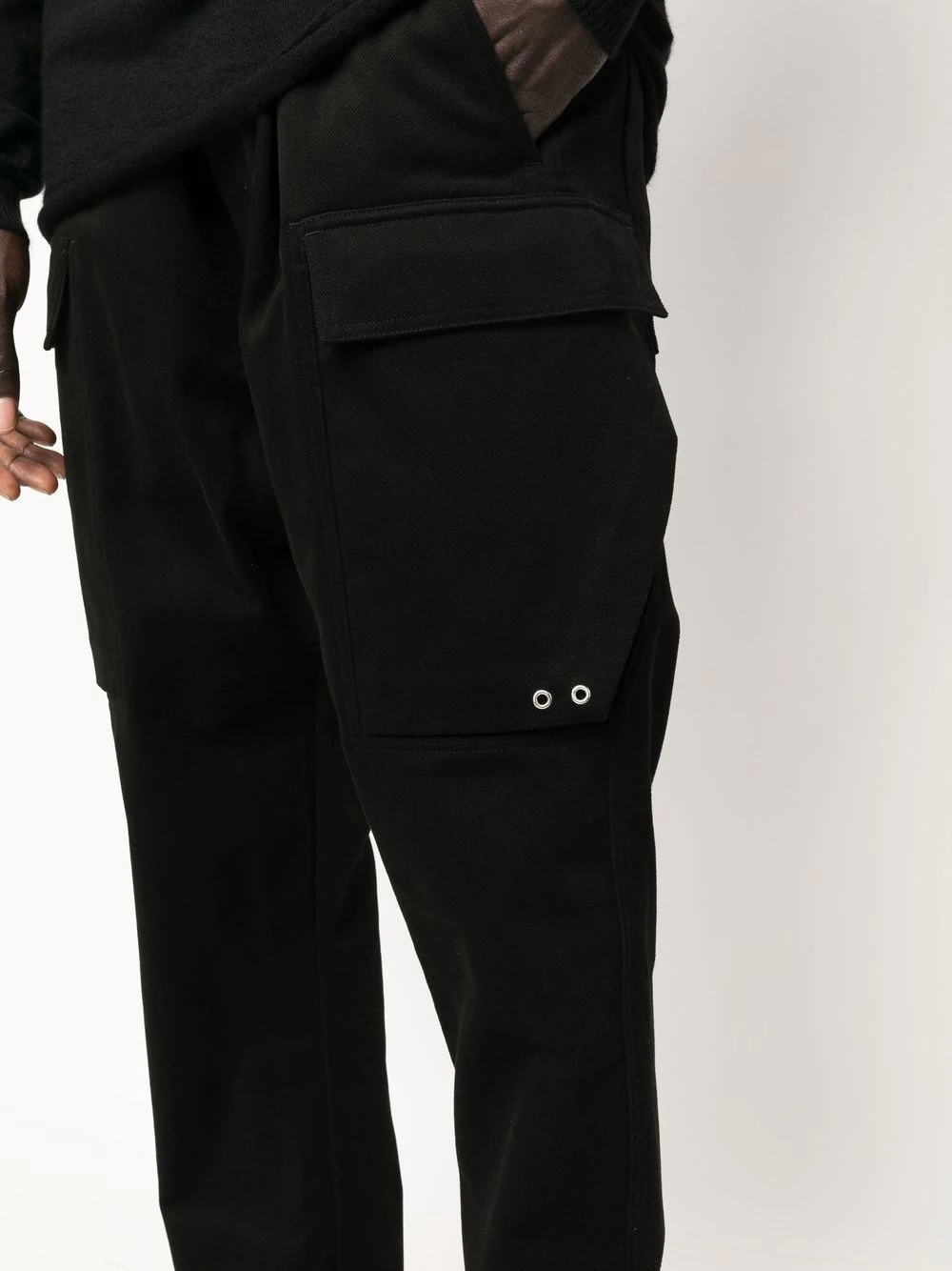 cargo drop-crotch trousers - 5