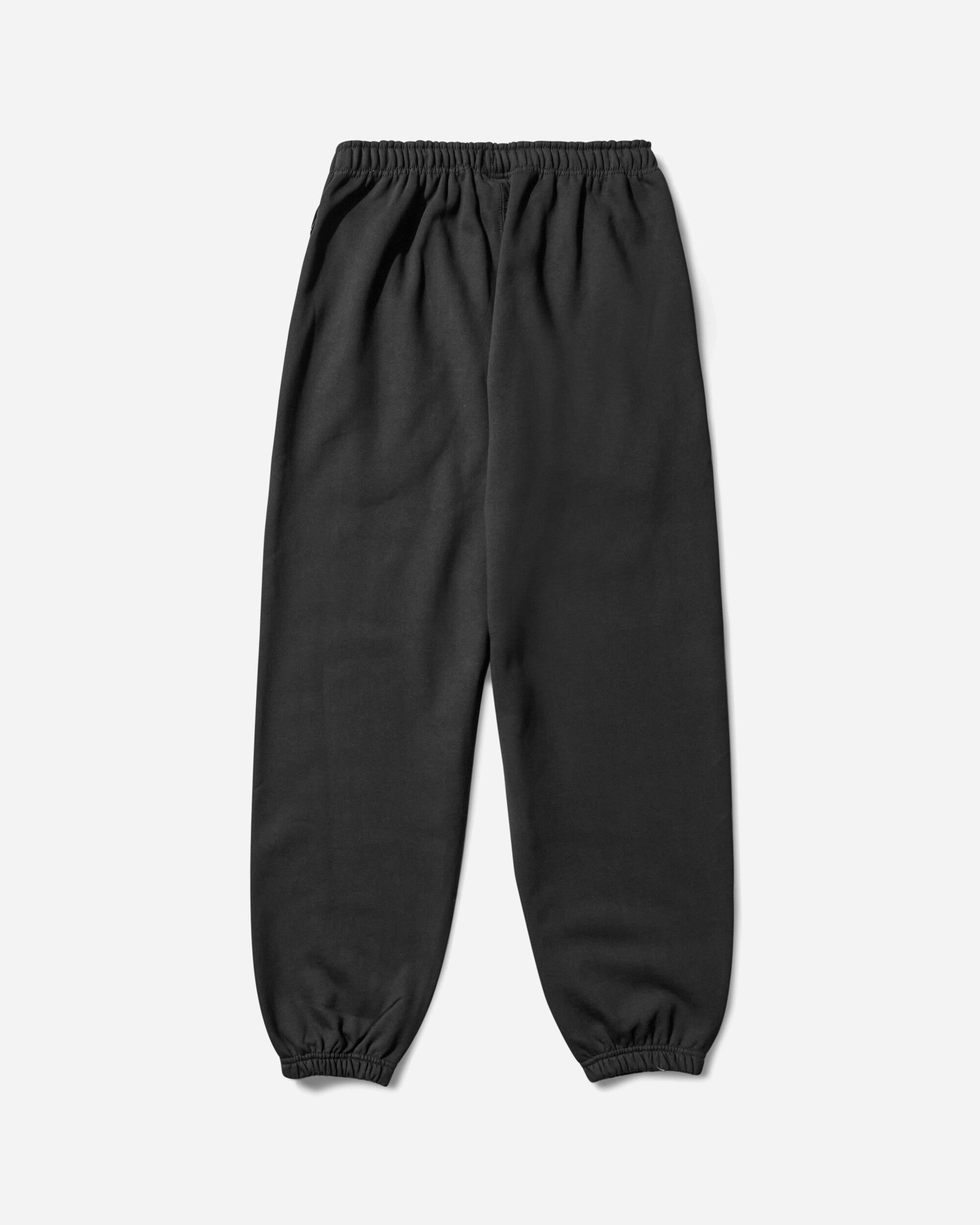 Men's Solo Swoosh Cuffed Fleece Pants Black - 2
