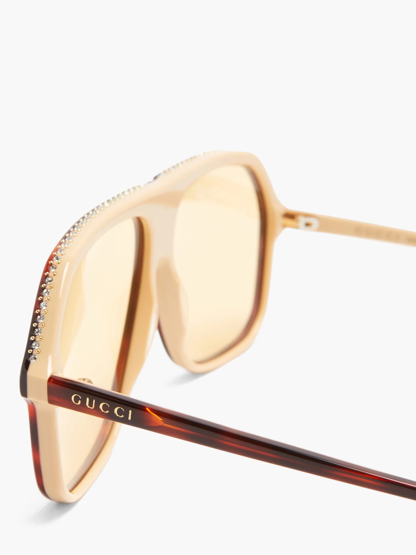 Crystal-GG tortoiseshell-acetate sunglasses - 4