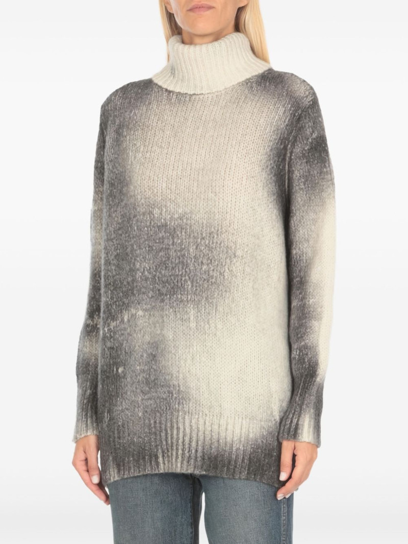 Avant Toi high-neck gradient knit jumper outlook