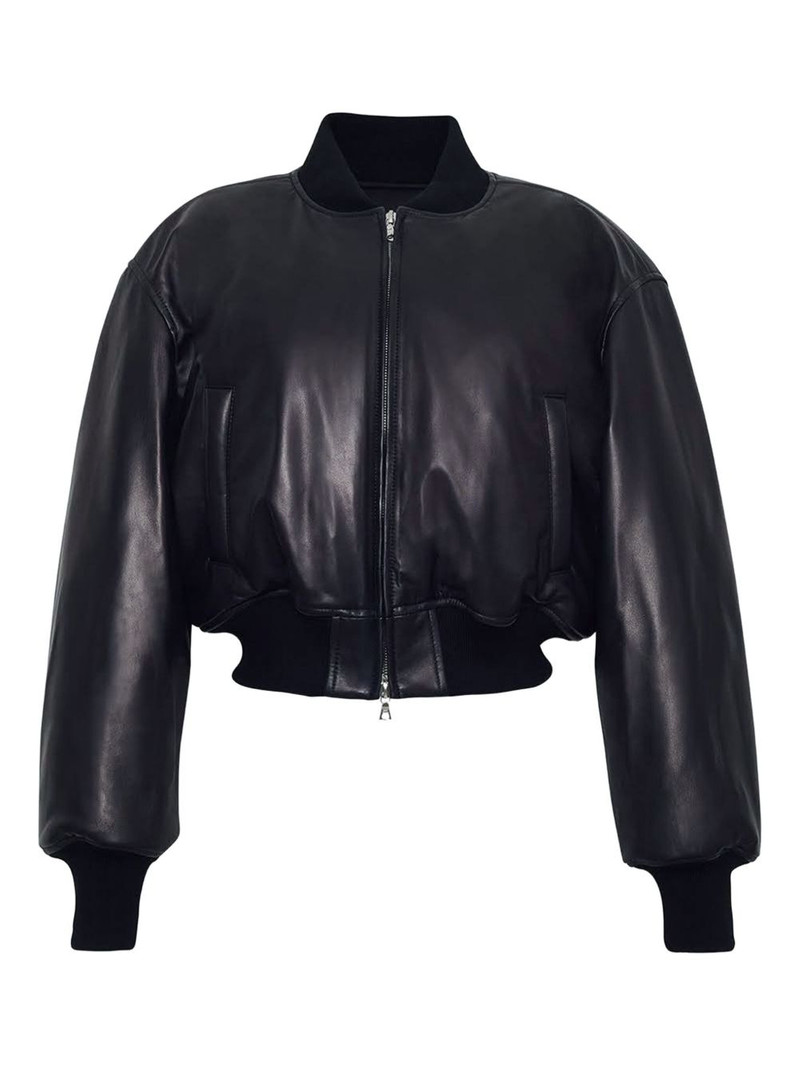 leather bomber jacket 1
