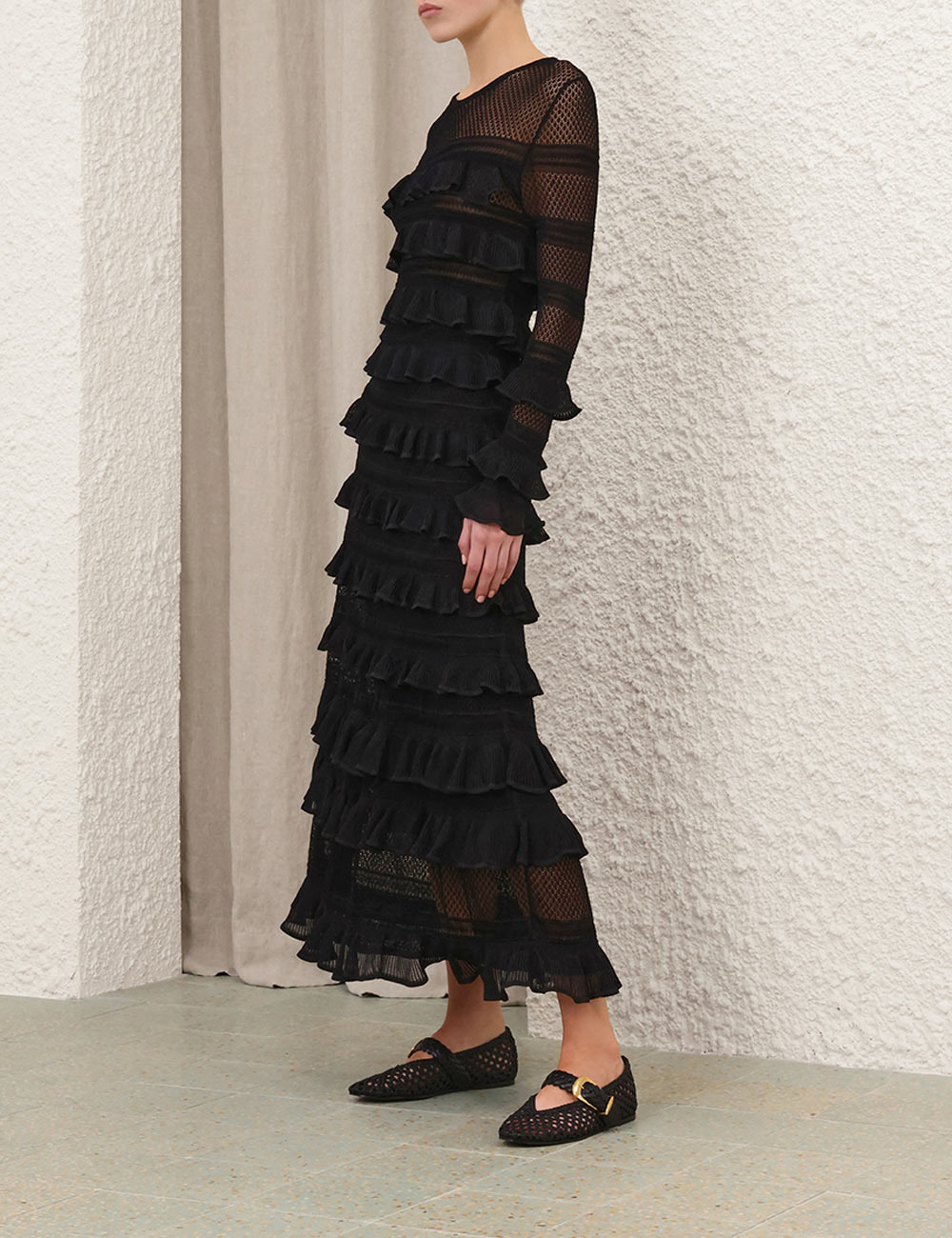 HYPNOTIC LACE FRILL SKIRT - 3