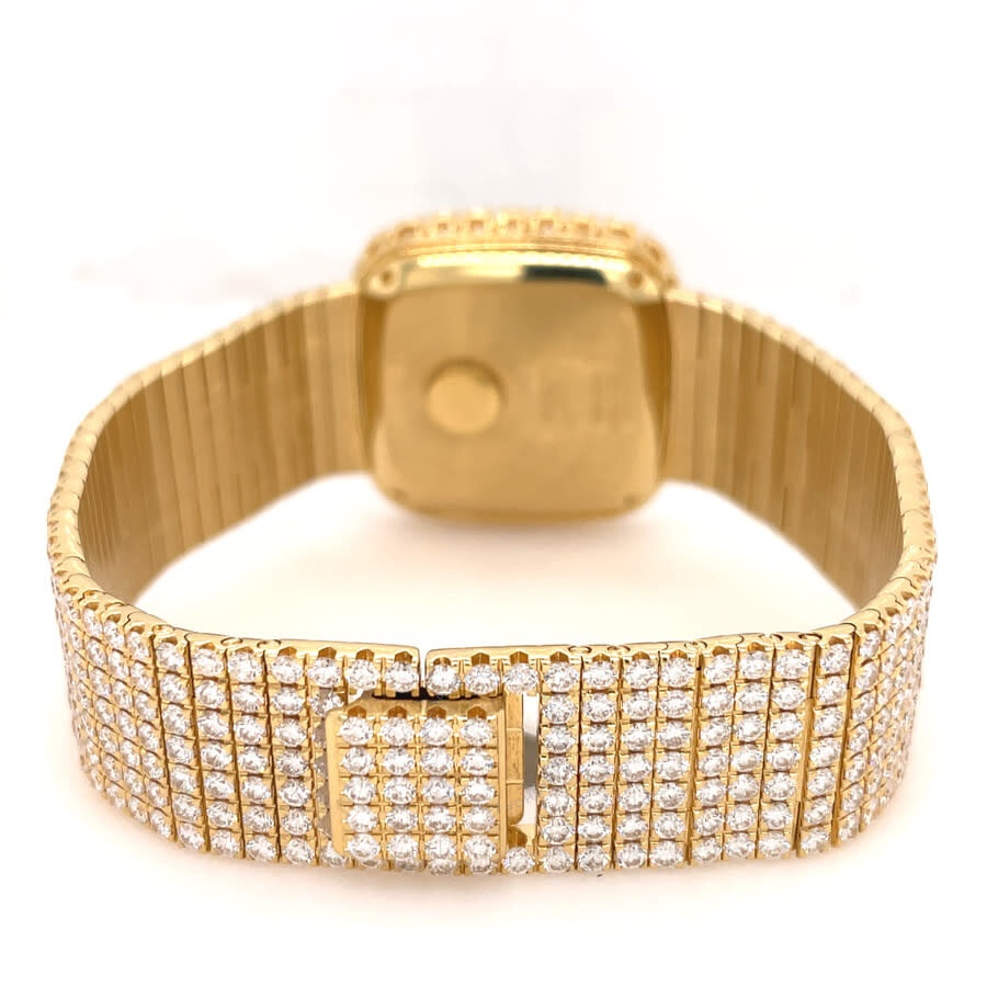 Pre-owned Piaget Vintage Quartz Diamond Black Dial Ladies Watch 463093 - 2