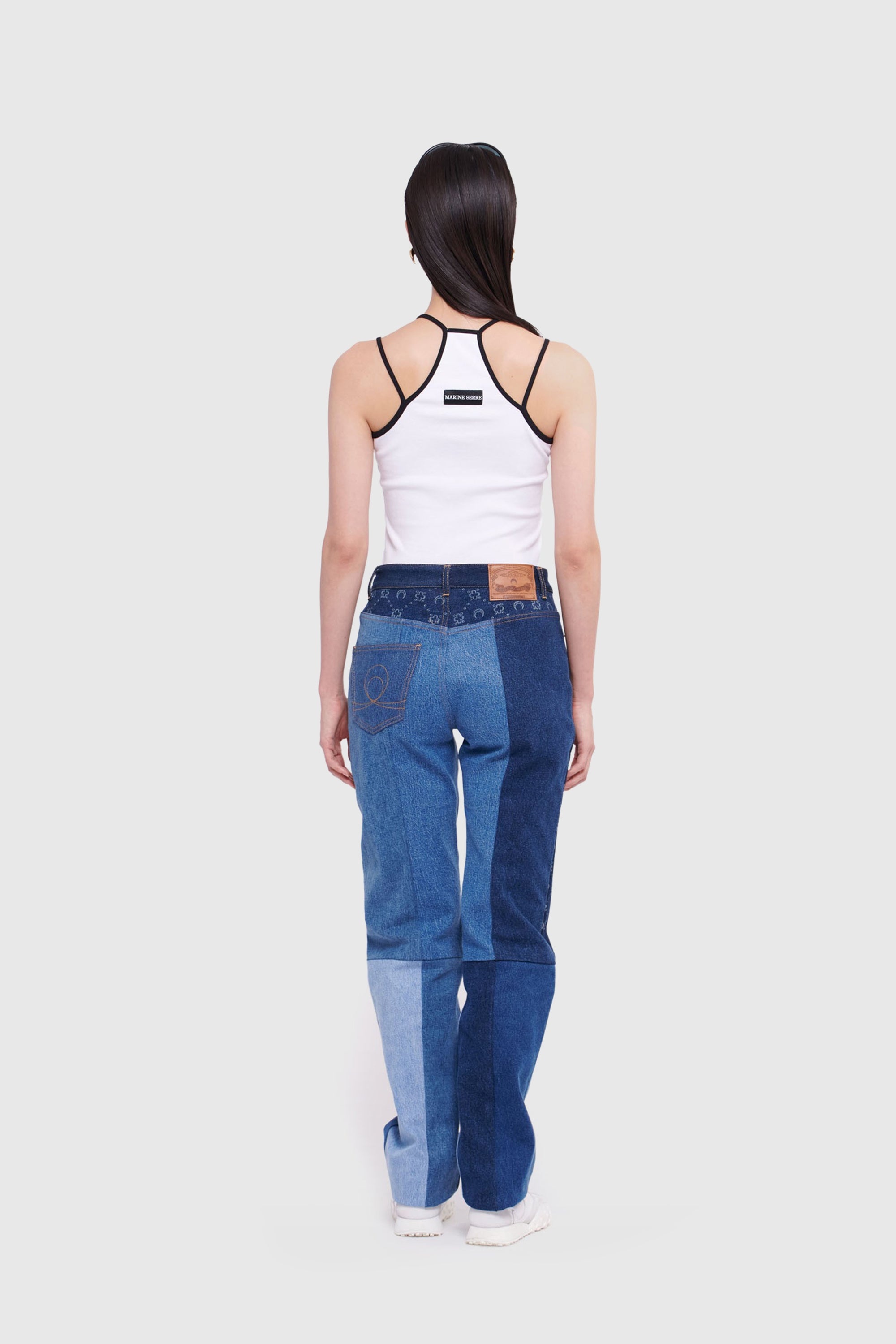 マリーンセル　ORGANIC COTTON TENNIS COURT TOP Marine Serre Organic Cotton Tennis Court Top | REVERSIBLE