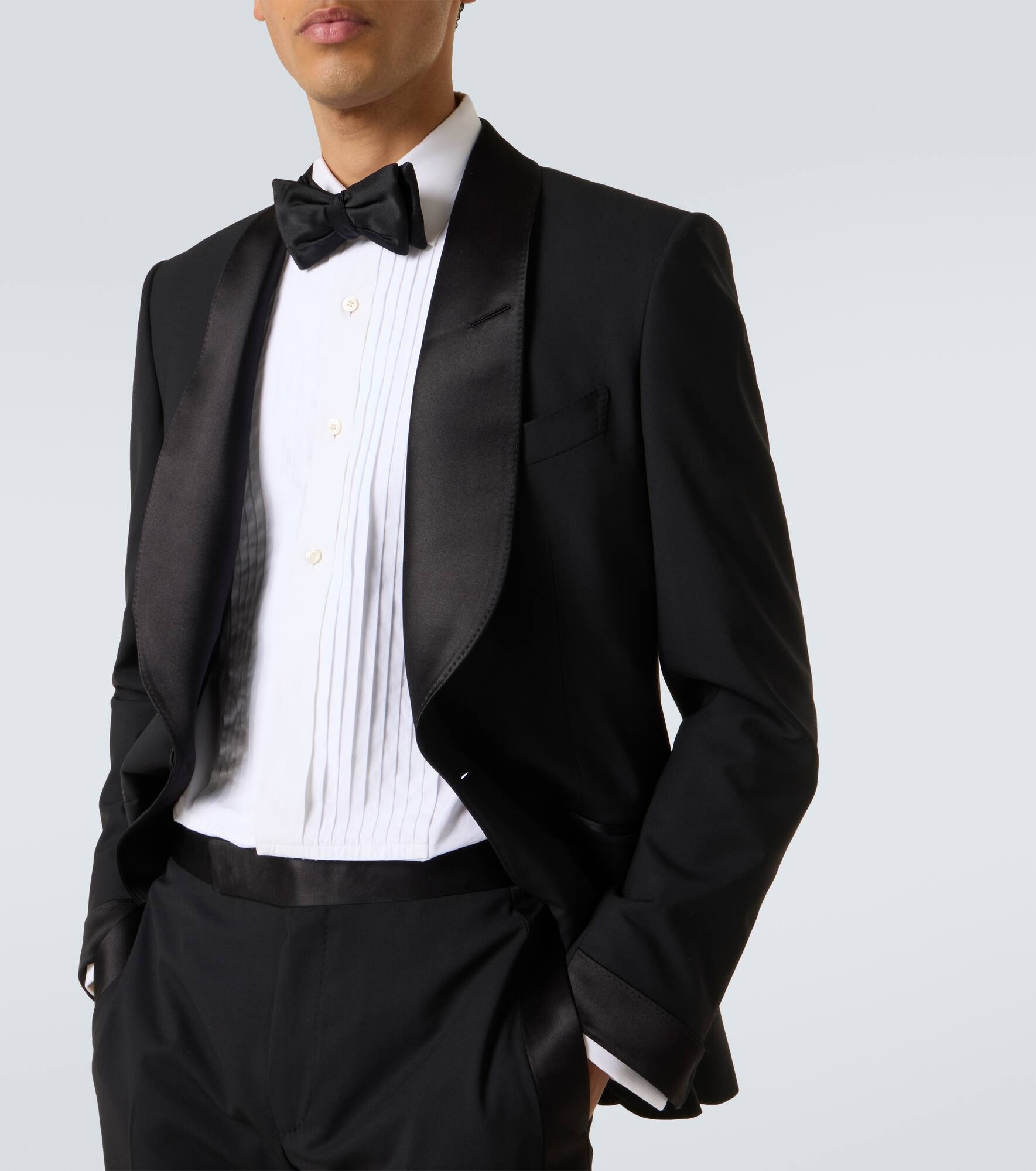 Wool-blend tuxedo - 7