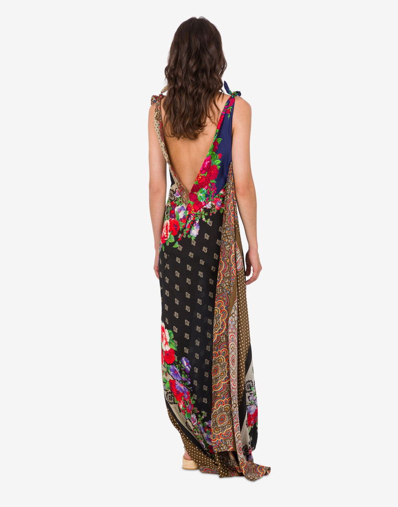 PRINTED SILK DRESS 1