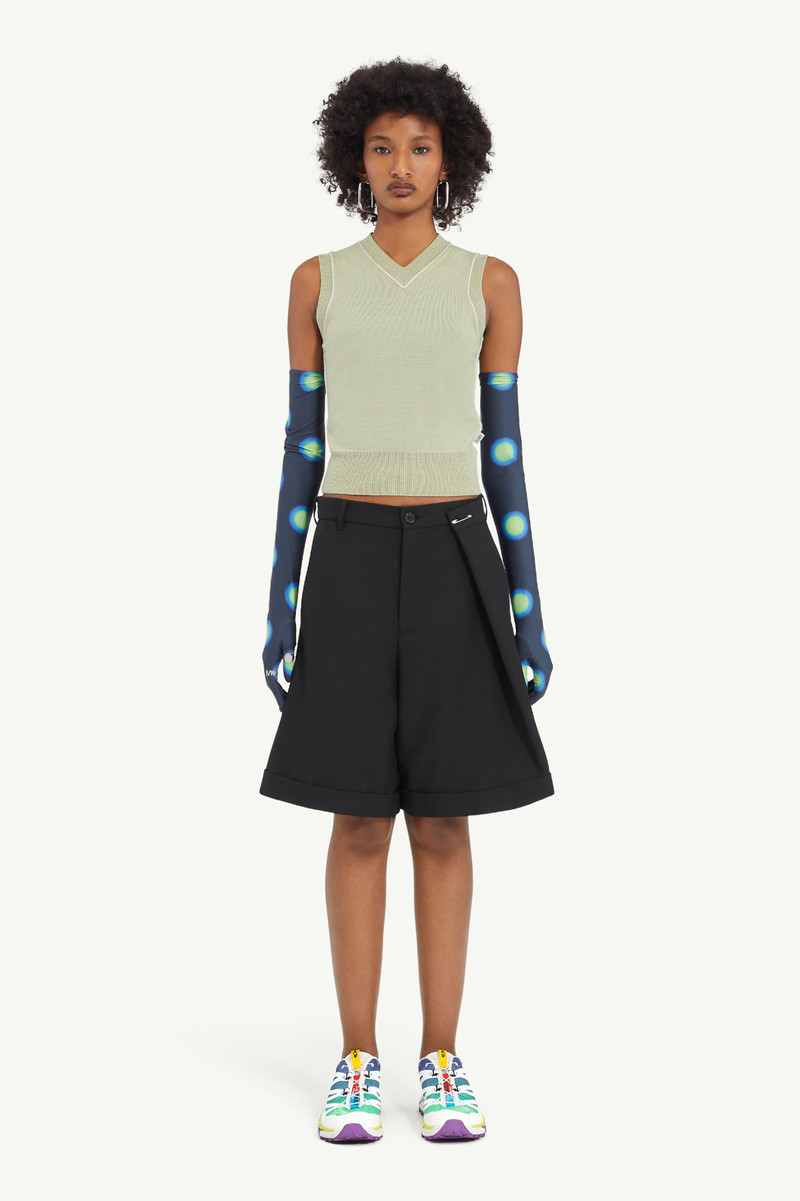 MM6 Maison Margiela Tailoring Wool Shorts outlook