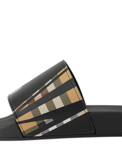 Burberry Vintage Check sliced-print slides outlook