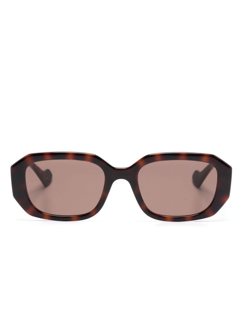 geometric-frame sunglasses - 1