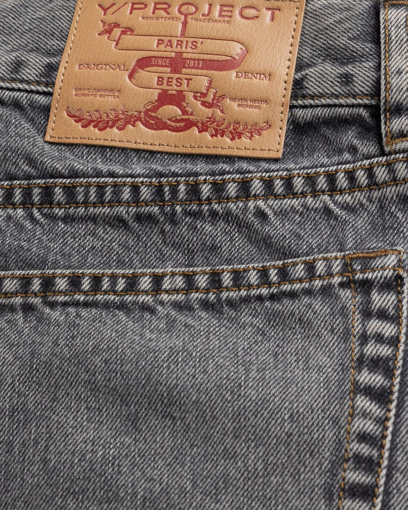 Y/Project – Evergreen Snap Off Jeans Vintage Black 6