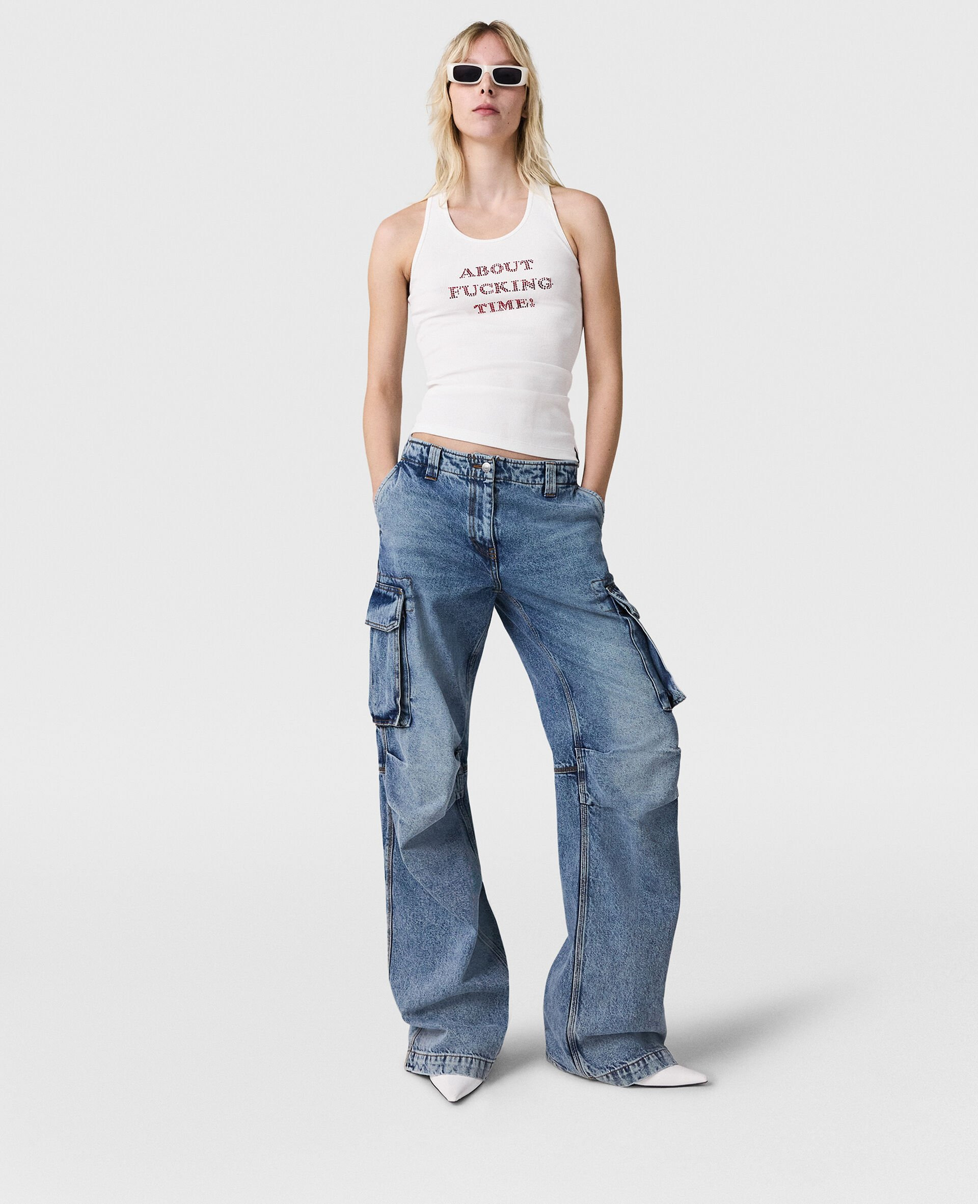 About Fucking Time! Tank Top - 5
