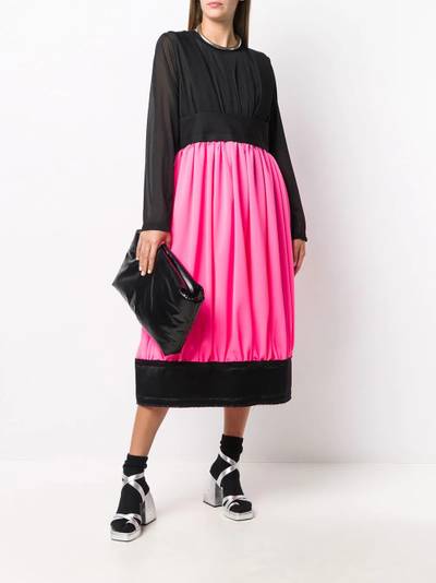 Comme Des Garçons suspender-strap pleated skirt outlook