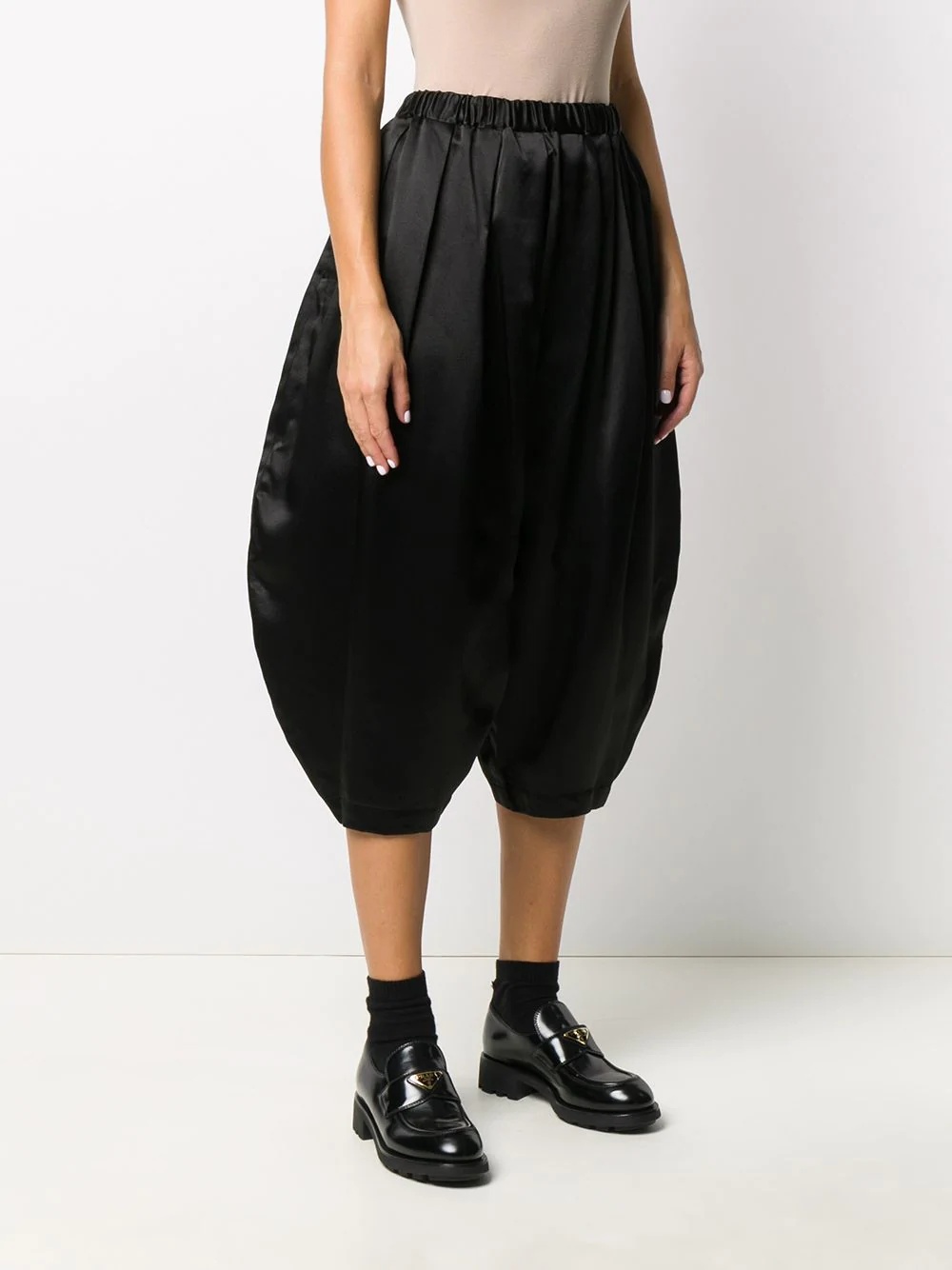 cropped parachute trousers - 3