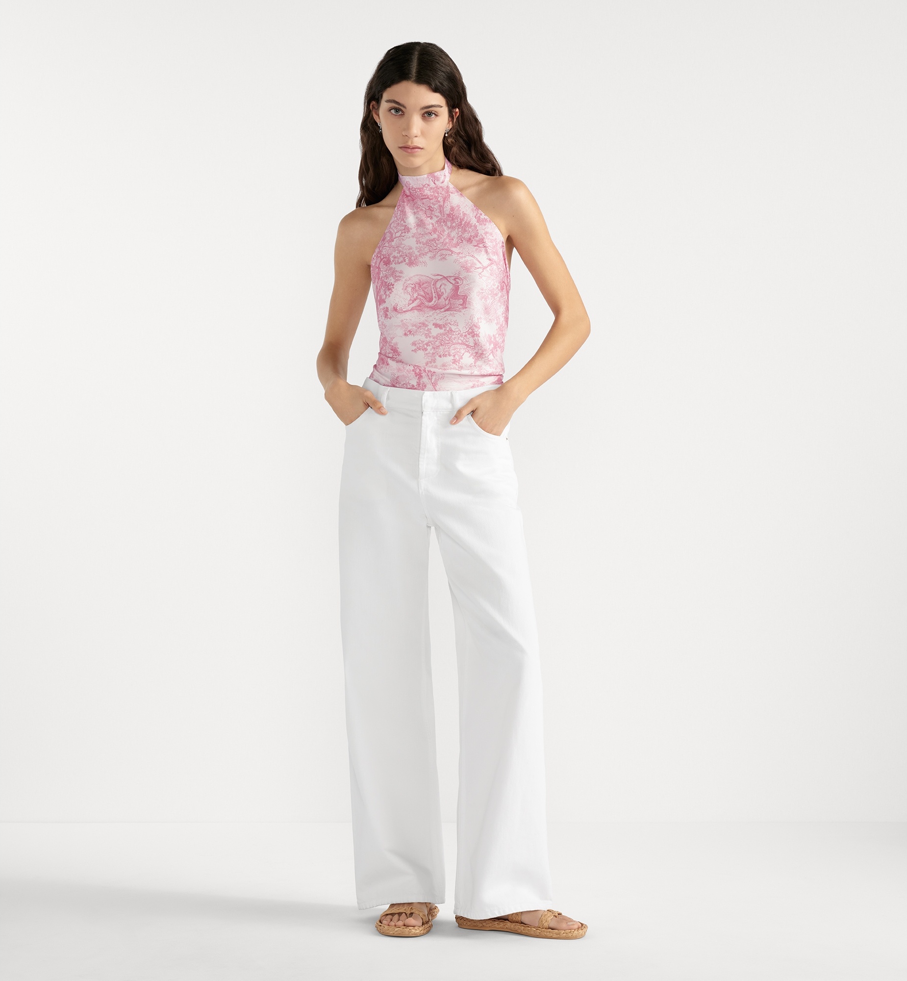 Dioriviera Toile de Jouy Sauvage Dior Silk Top - 1