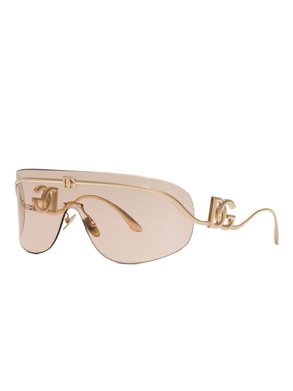 logo-plaque pilot-frame sunglasses - 2