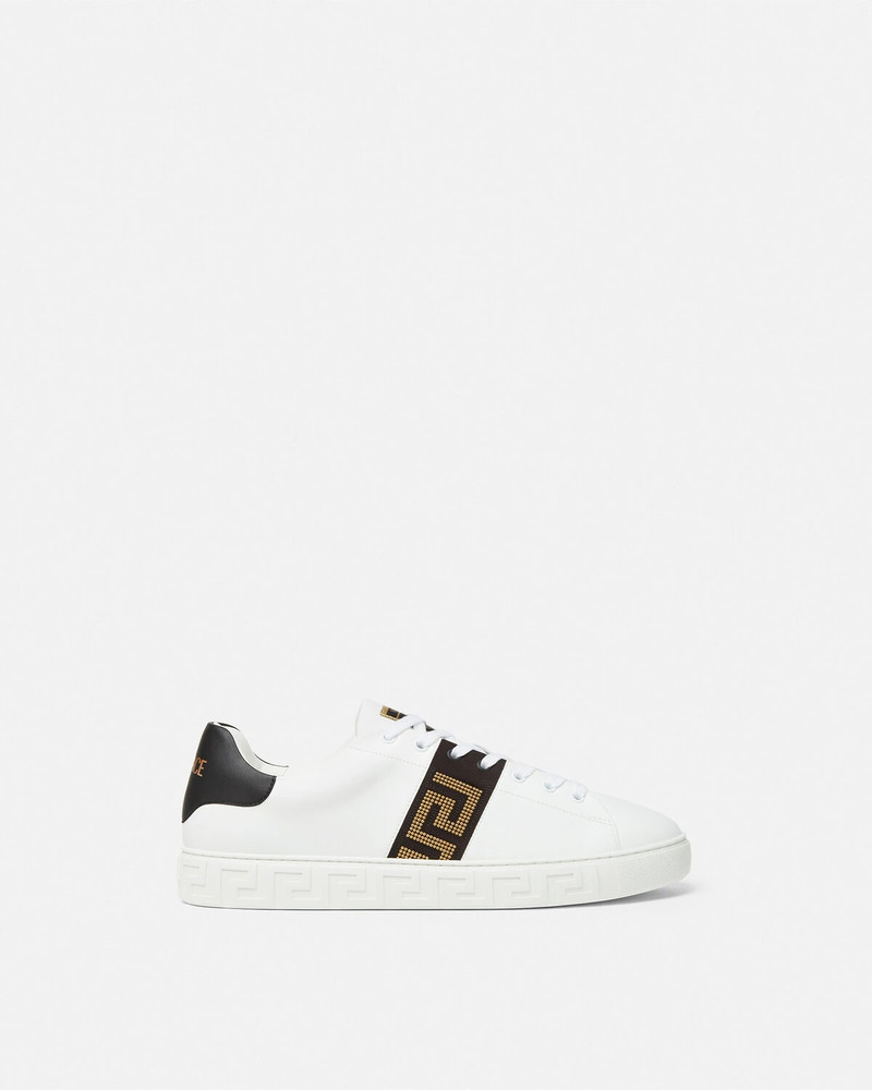 Studded Greca Trainers - 1